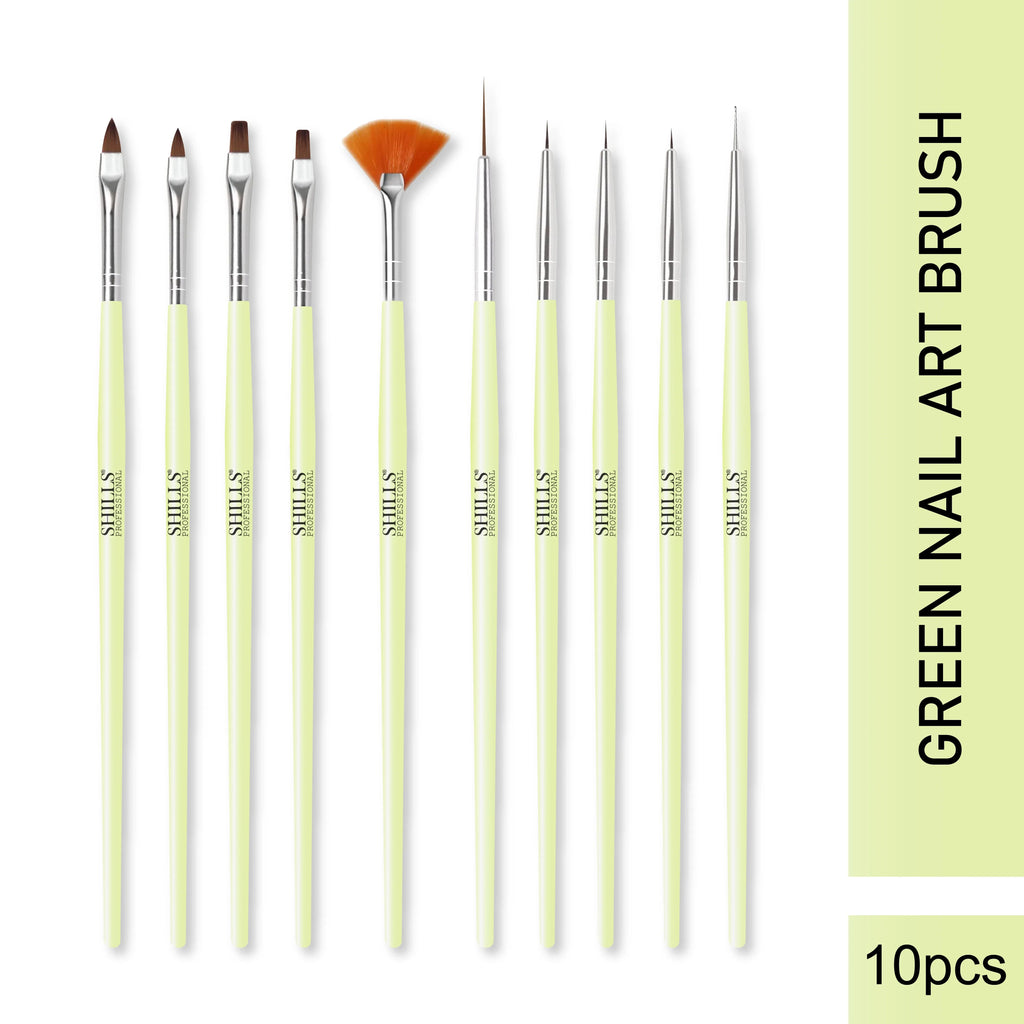 Green Nail Art Brush