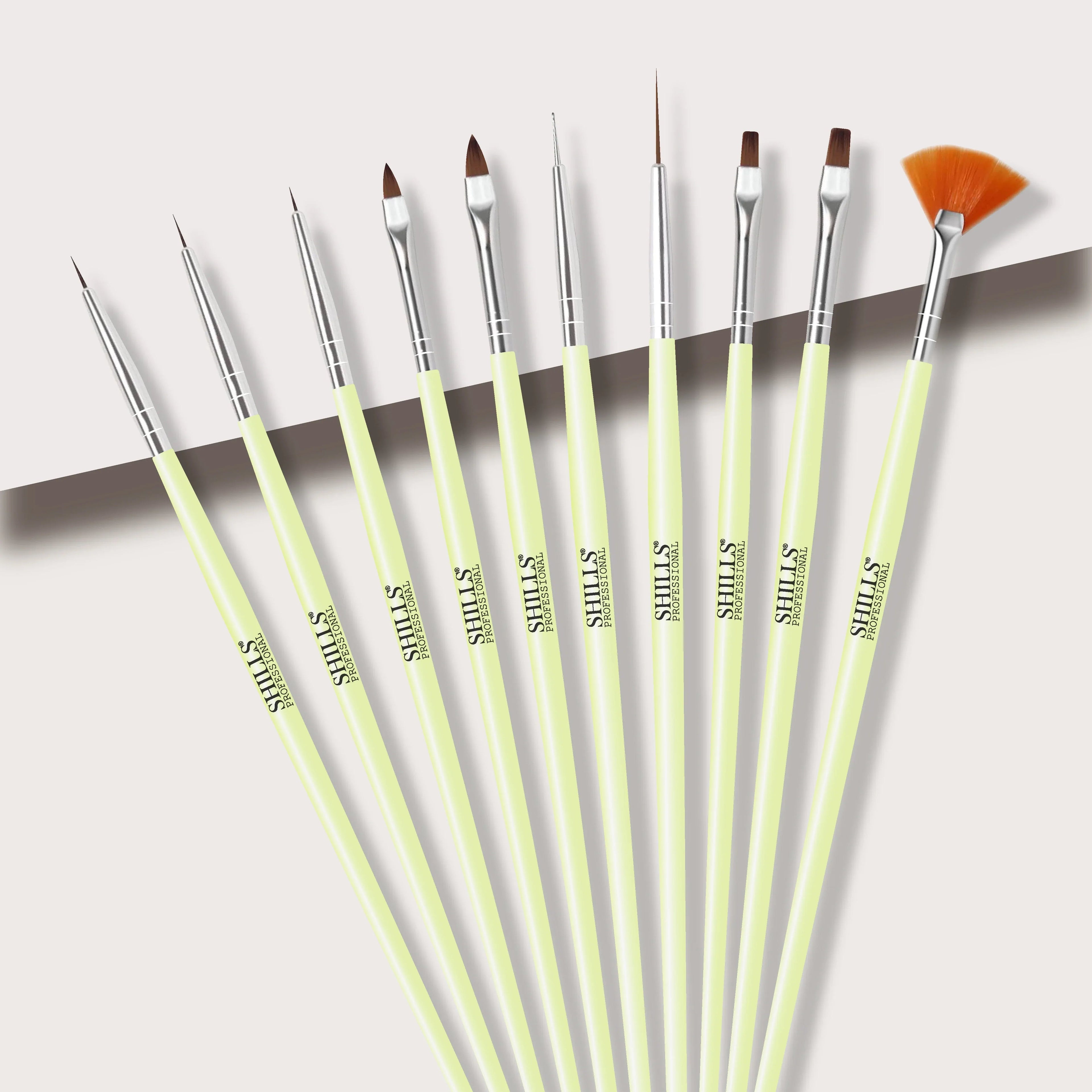 Green Nail Art Brush