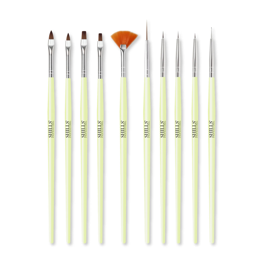 Green Nail Art Brush