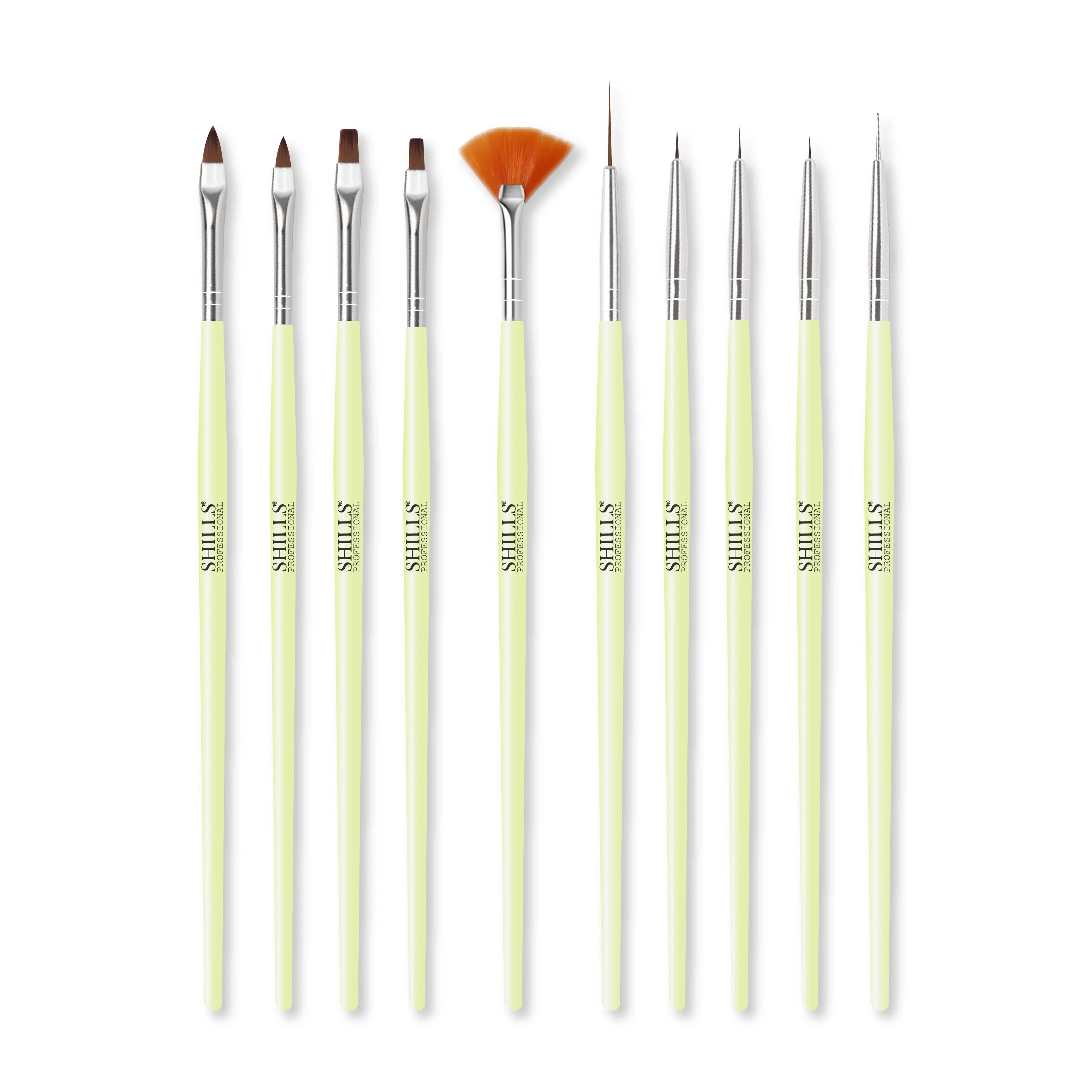 Green Nail Art Brush