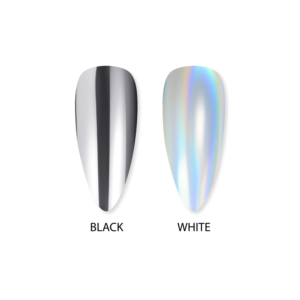 Rainbow Shine Chrome Powder Holographic Silver-SPN-3121