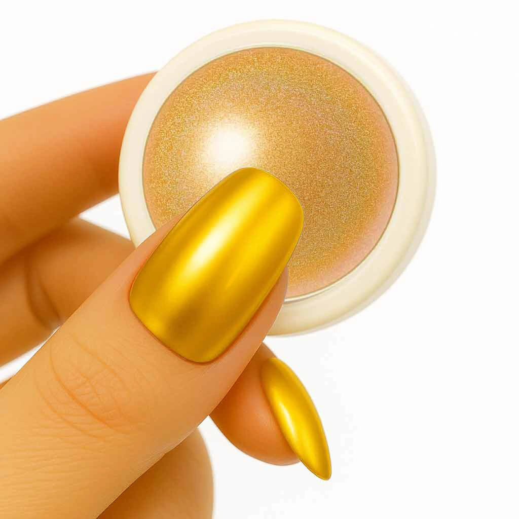 Rainbow Shine Chrome Powder Holographic Red-SPN-3123