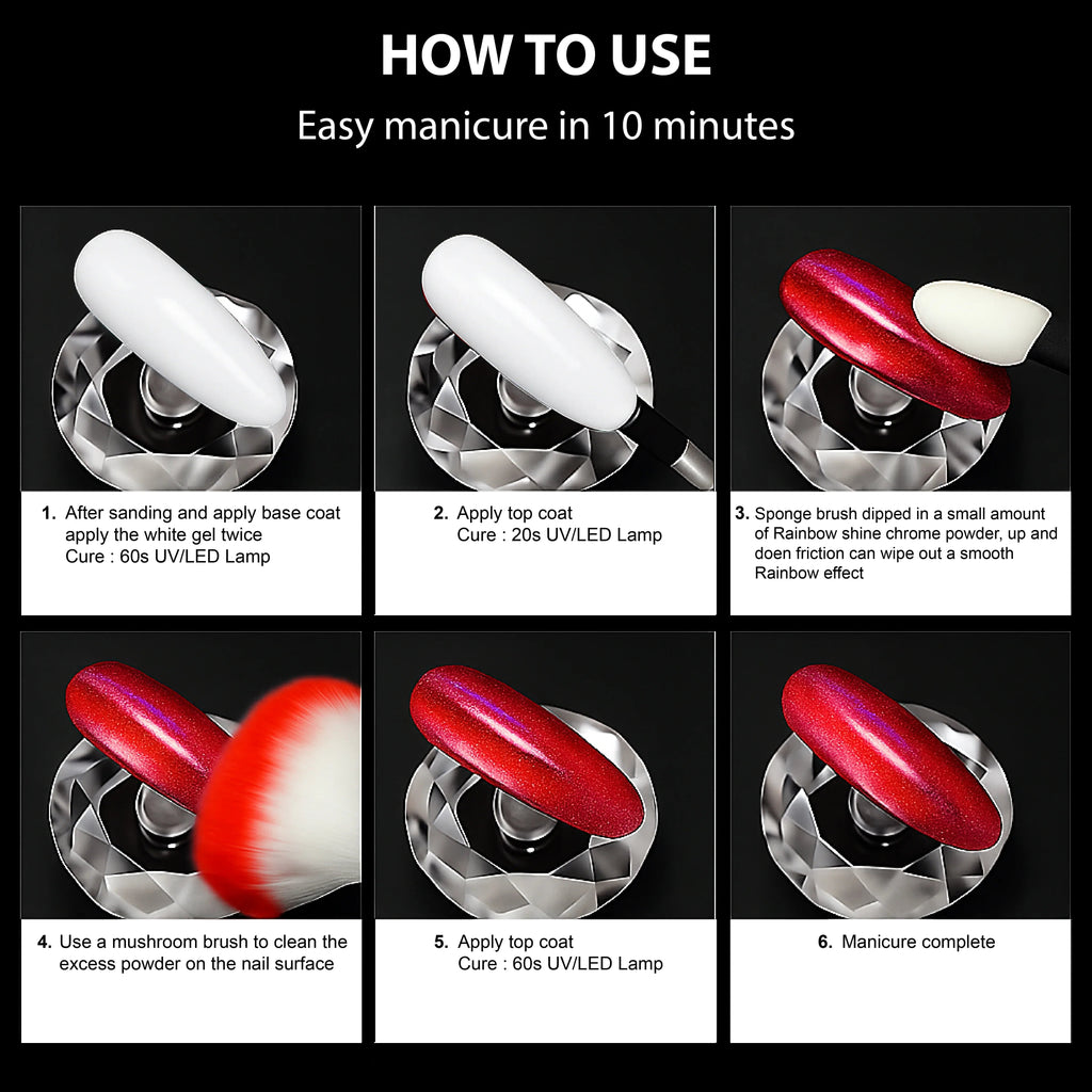 Mirror Shine Chrome Powder