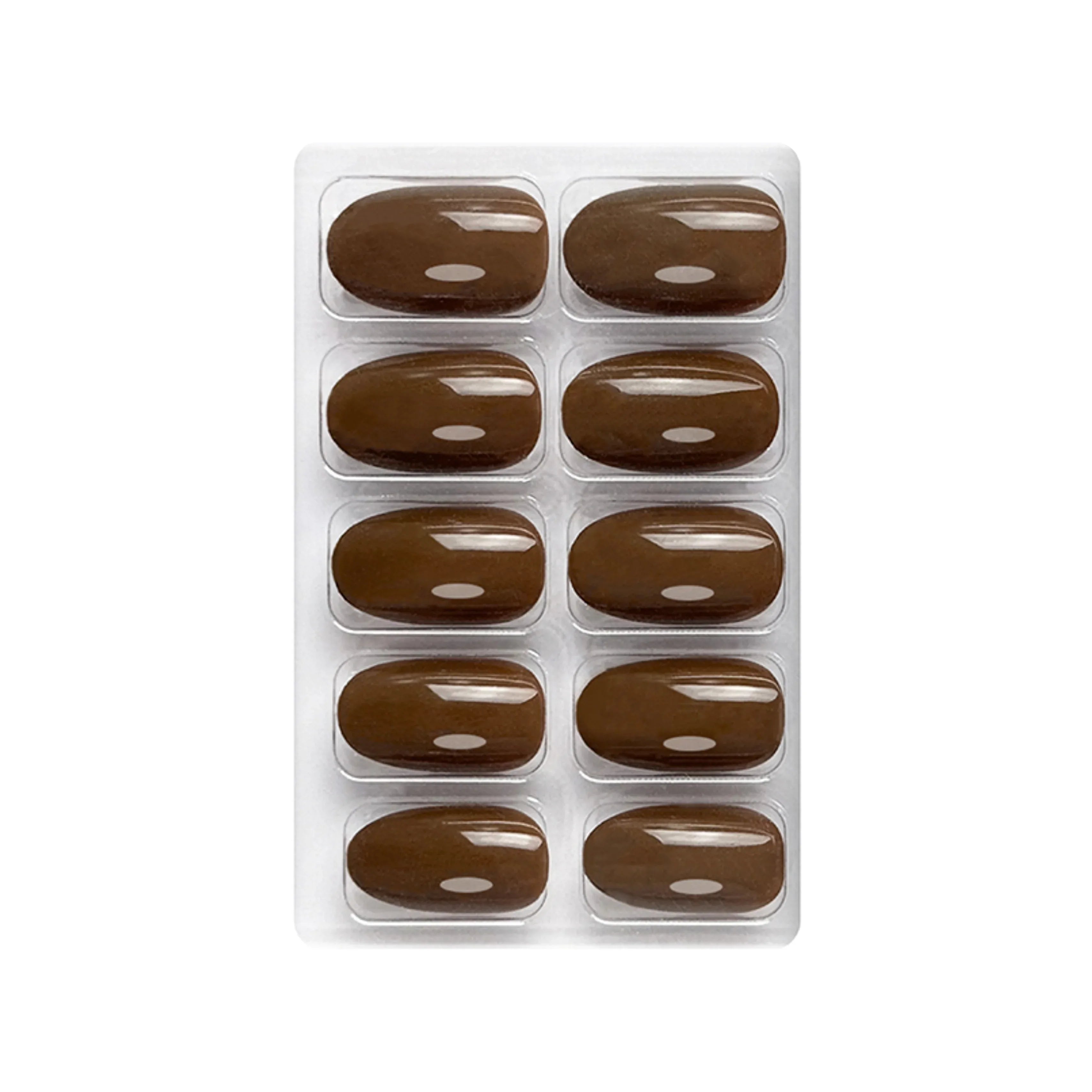 Glossy Solid Color Nails Oval(SPN501-SPN552)