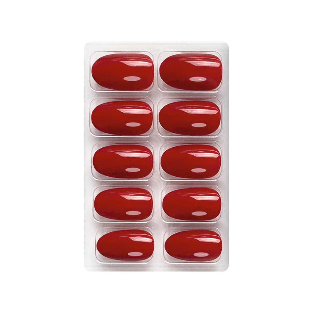 Glossy Solid Color Nails Oval(SPN501-SPN552)