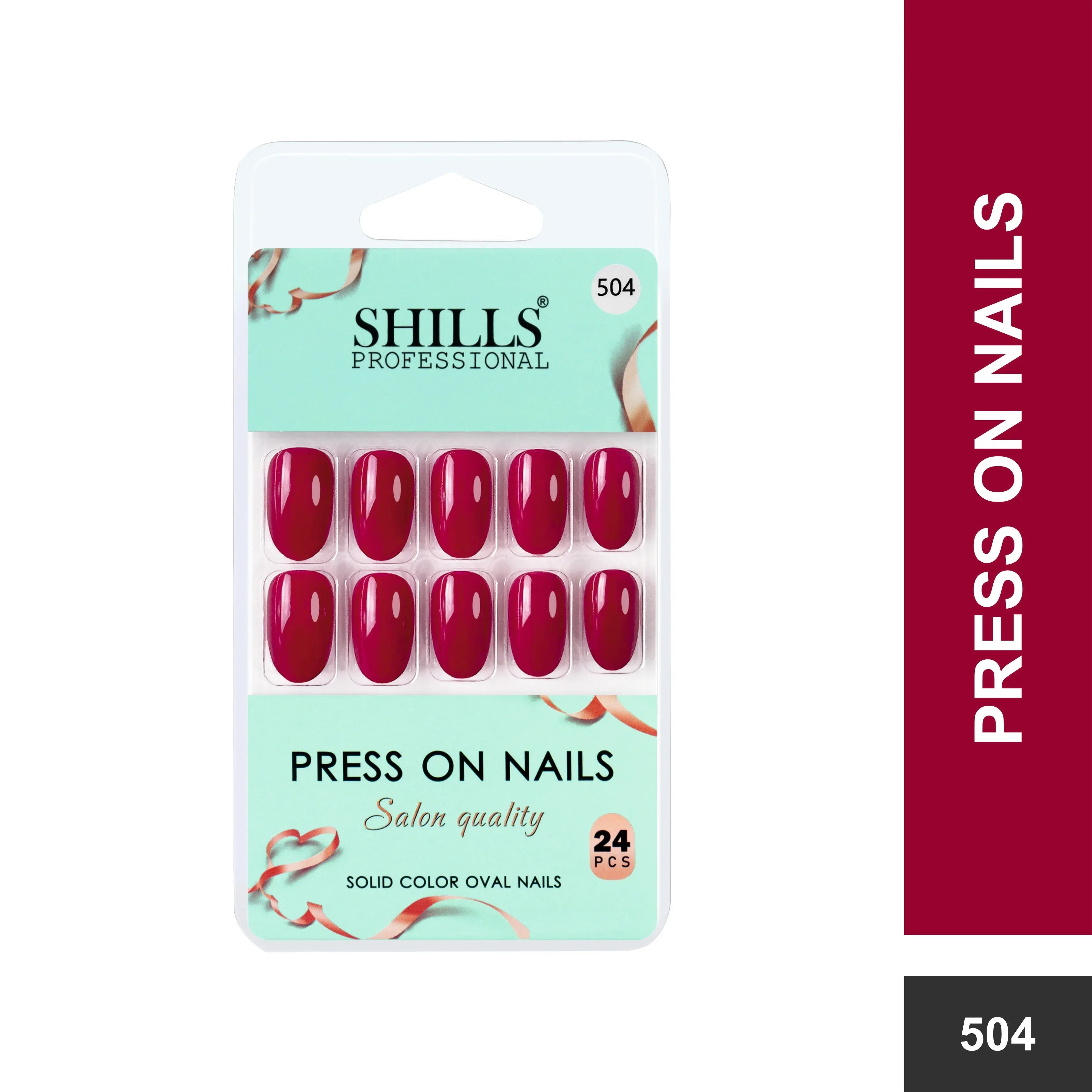 Glossy Solid Color Nails Oval(SPN501-SPN552)