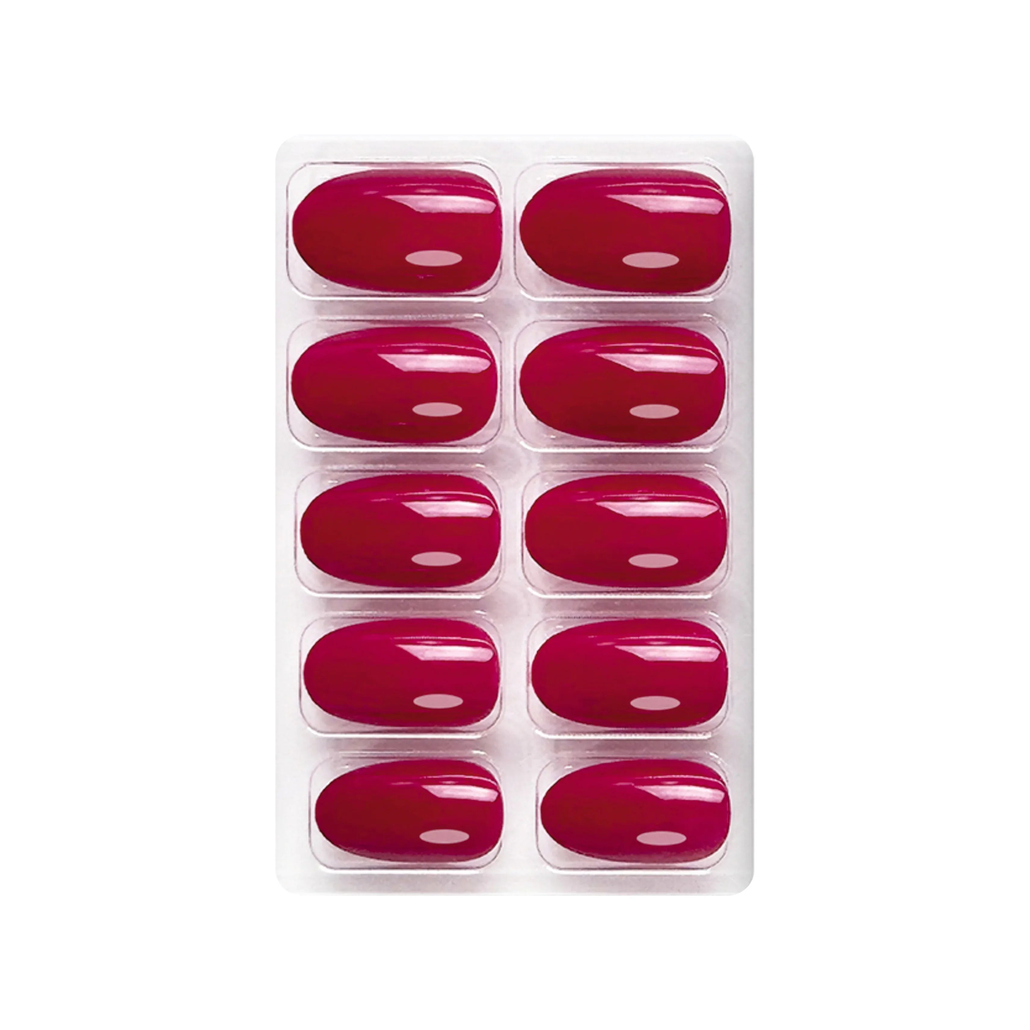 Glossy Solid Color Nails Oval(SPN501-SPN552)