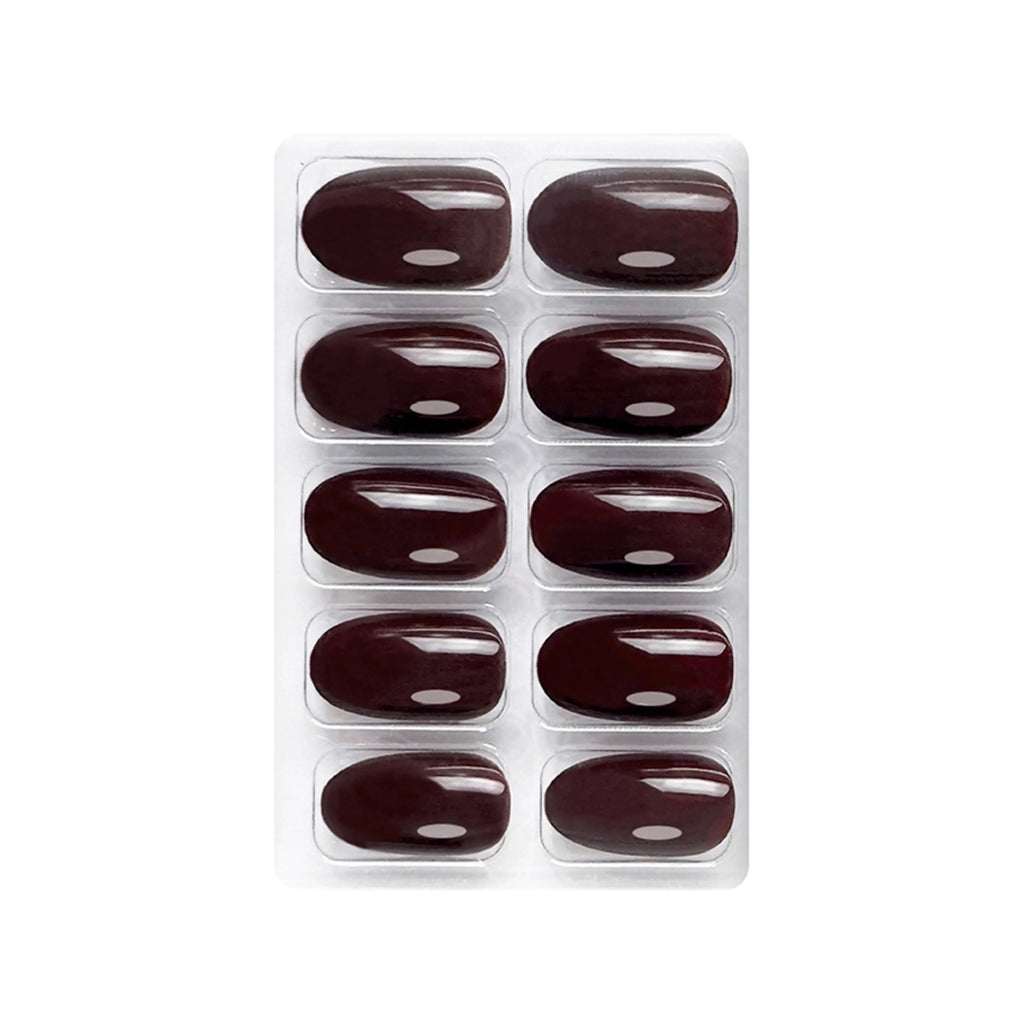 Glossy Solid Color Nails Oval(SPN501-SPN552)