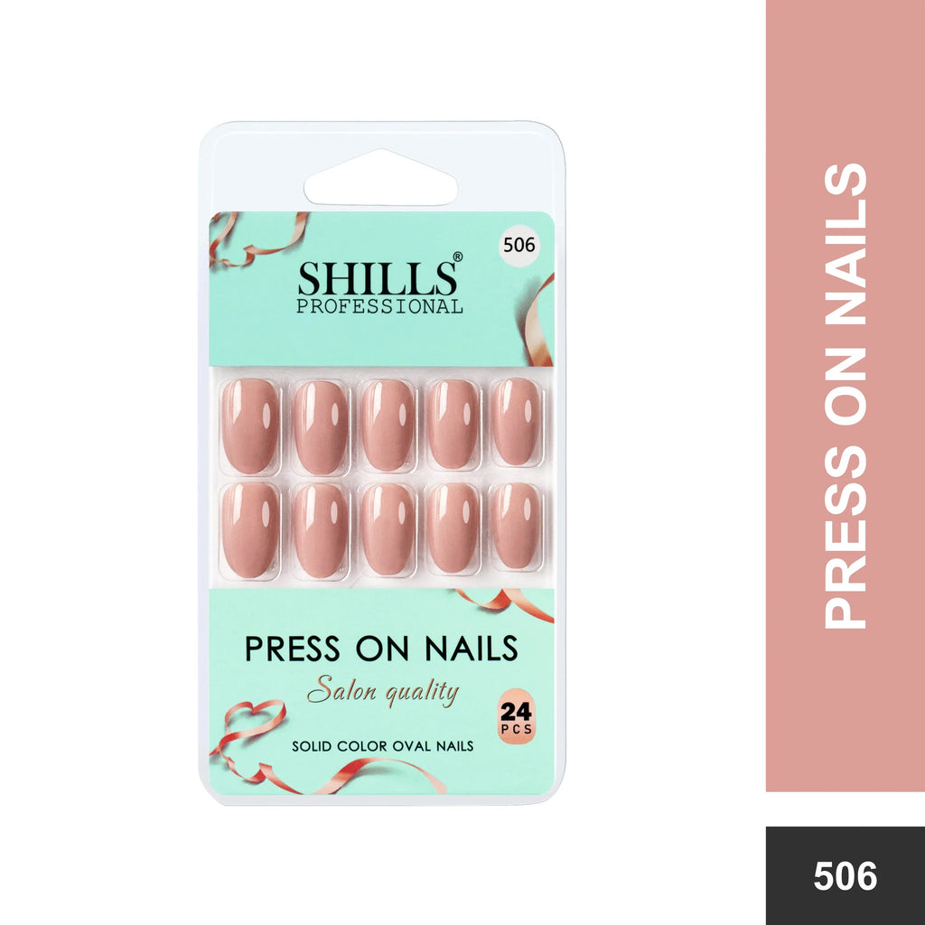 Glossy Solid Color Nails Oval(SPN501-SPN552)