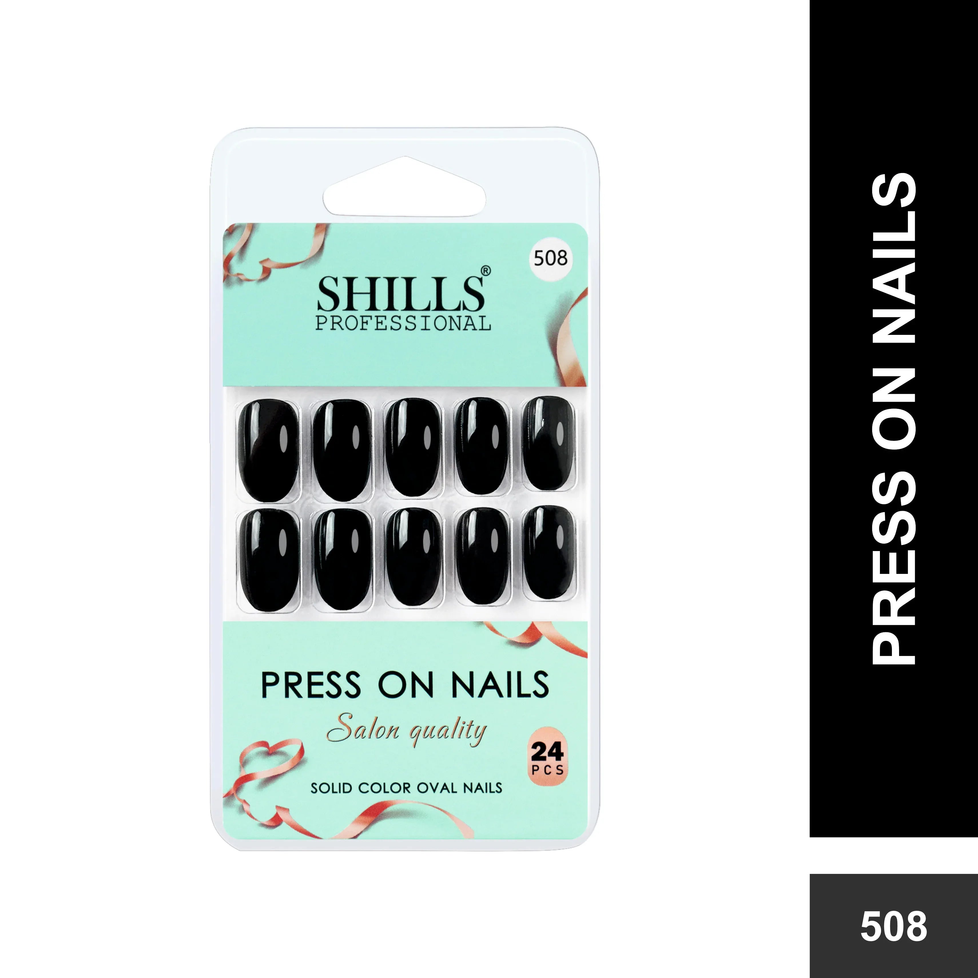 Glossy Solid Color Nails Oval(SPN501-SPN552)