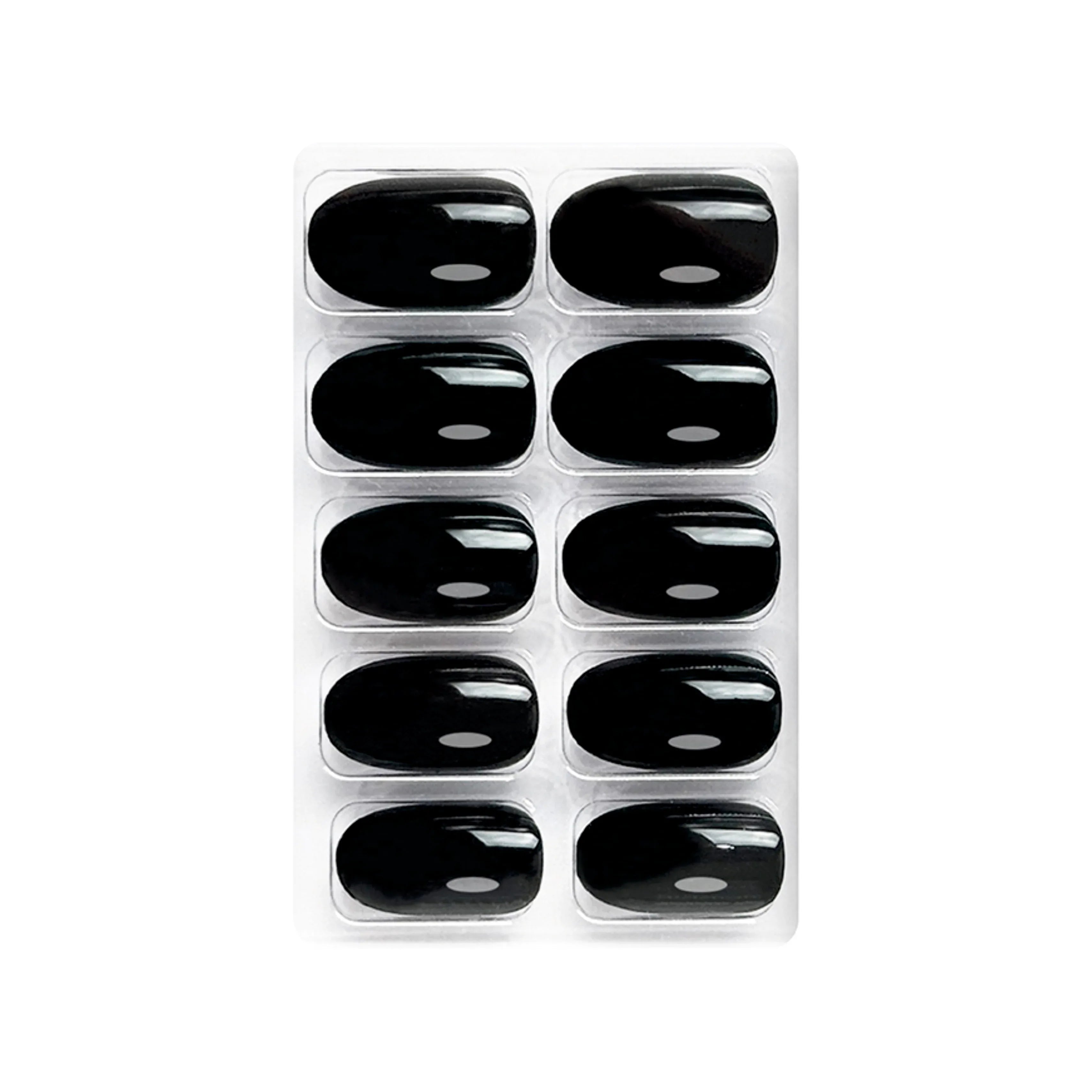 Glossy Solid Color Nails Oval(SPN501-SPN552)
