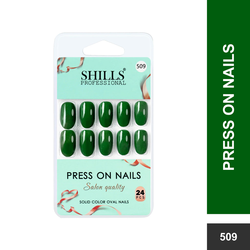 Glossy Solid Color Nails Oval(SPN501-SPN552)
