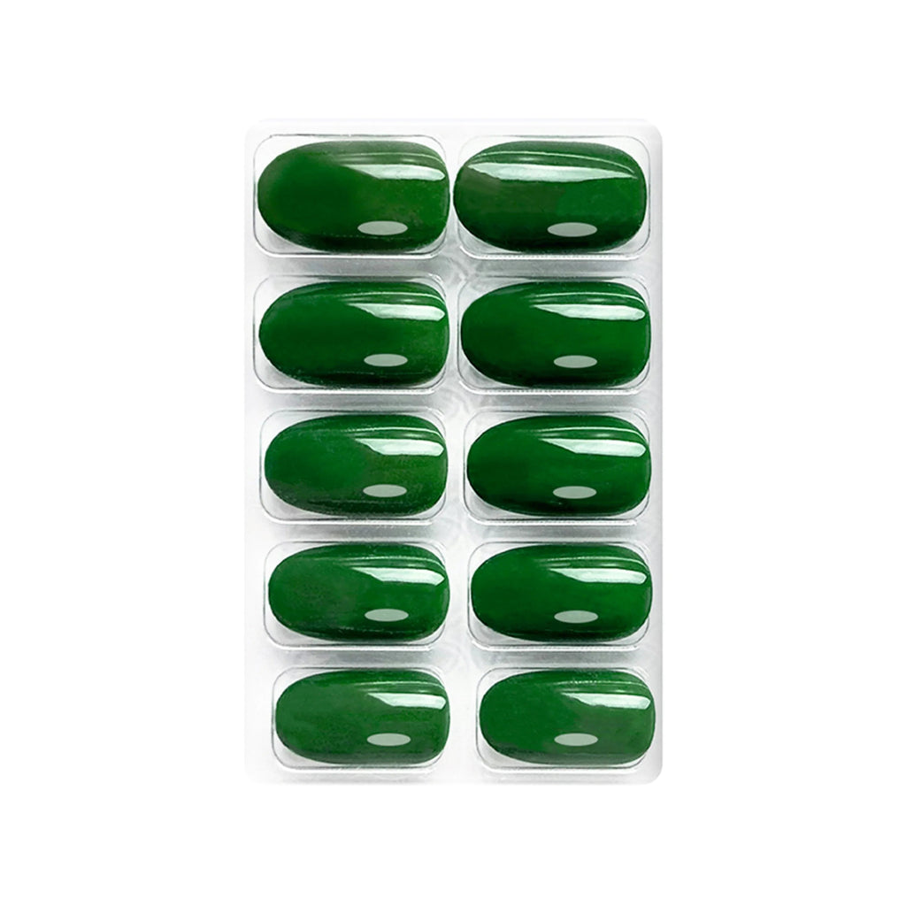 Glossy Solid Color Nails Oval(SPN501-SPN552)