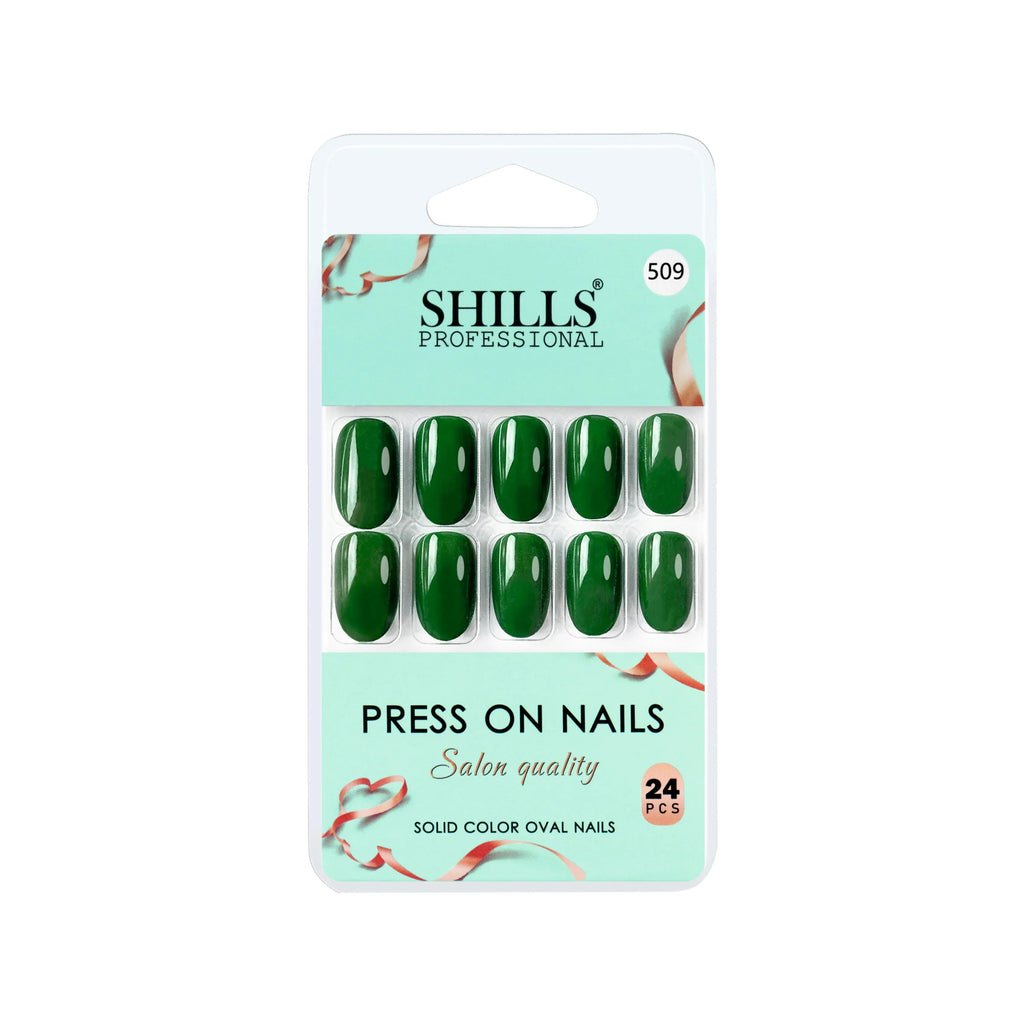 Glossy Solid Color Nails Oval(SPN501-SPN552)