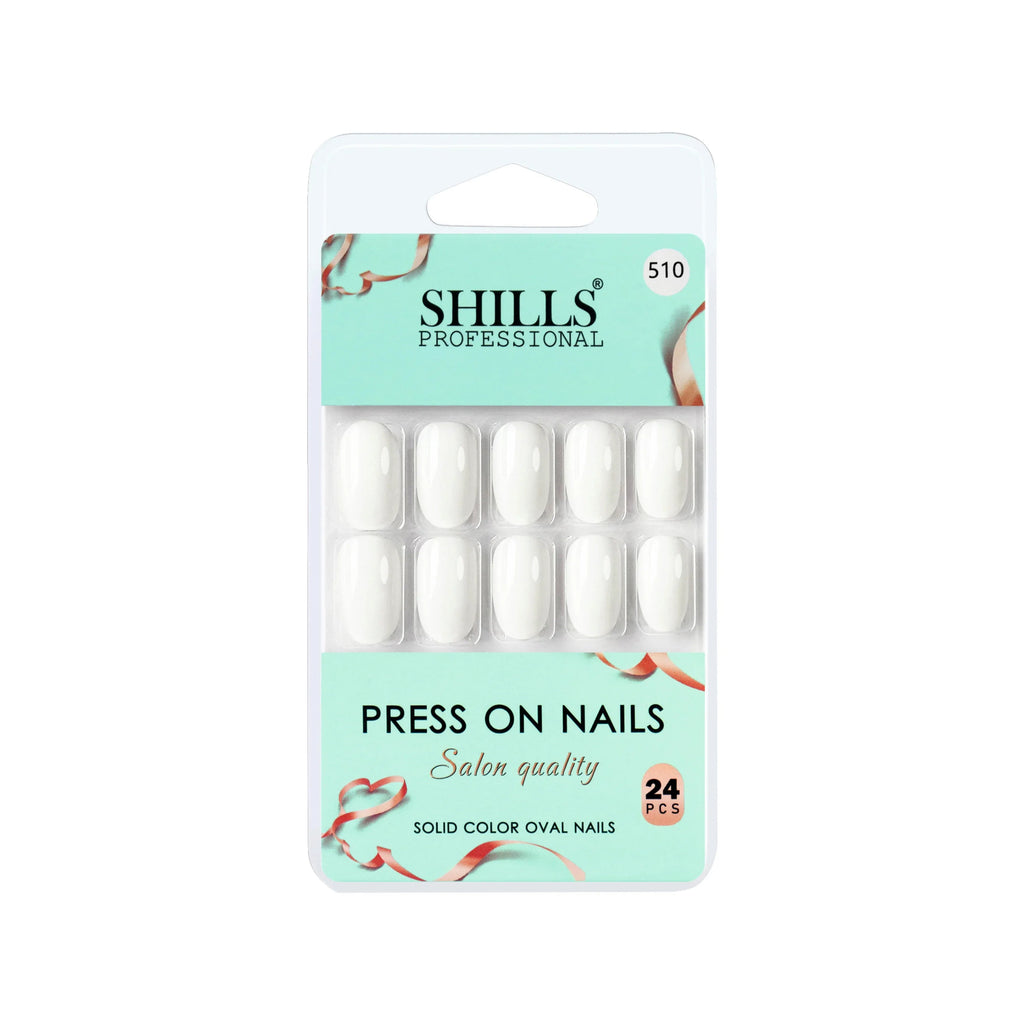 Glossy Solid Color Nails Oval(SPN501-SPN552)