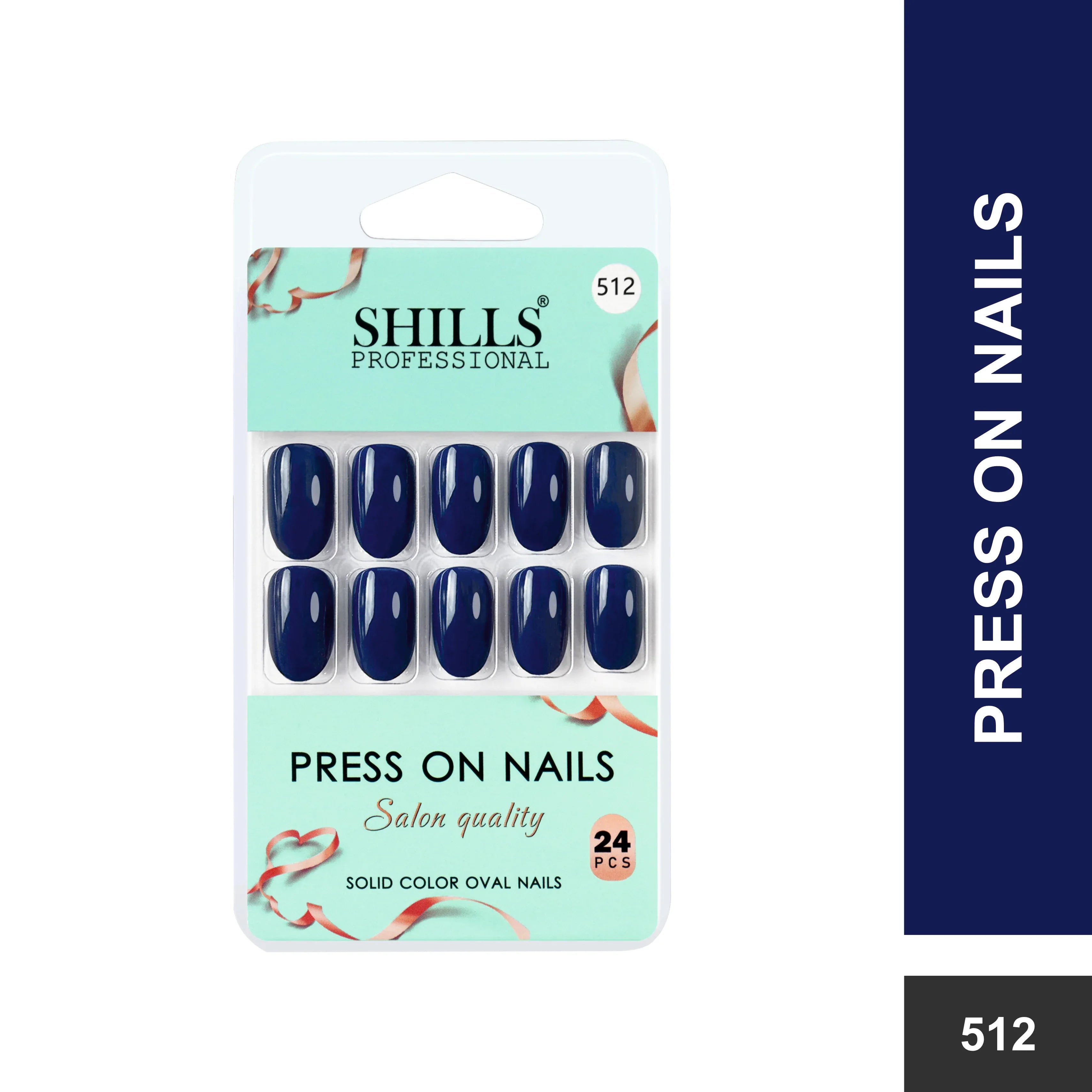 Glossy Solid Color Nails Oval(SPN501-SPN552)