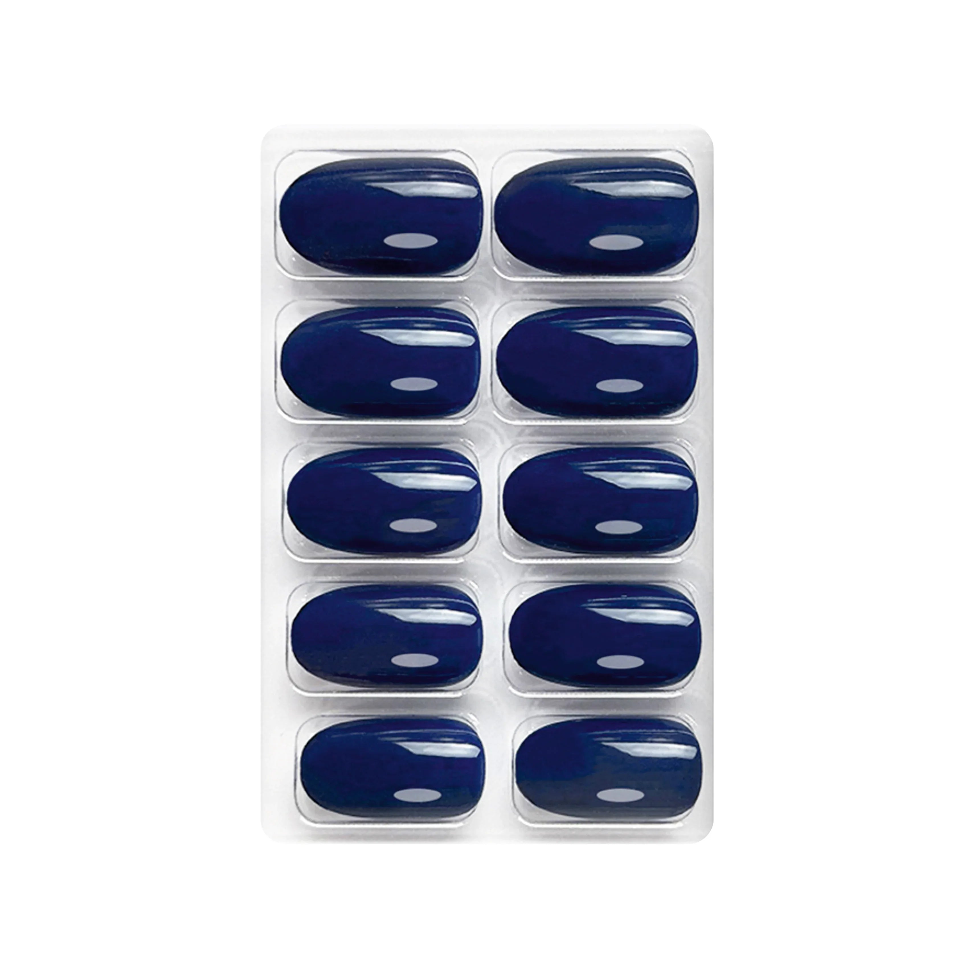 Glossy Solid Color Nails Oval(SPN501-SPN552)