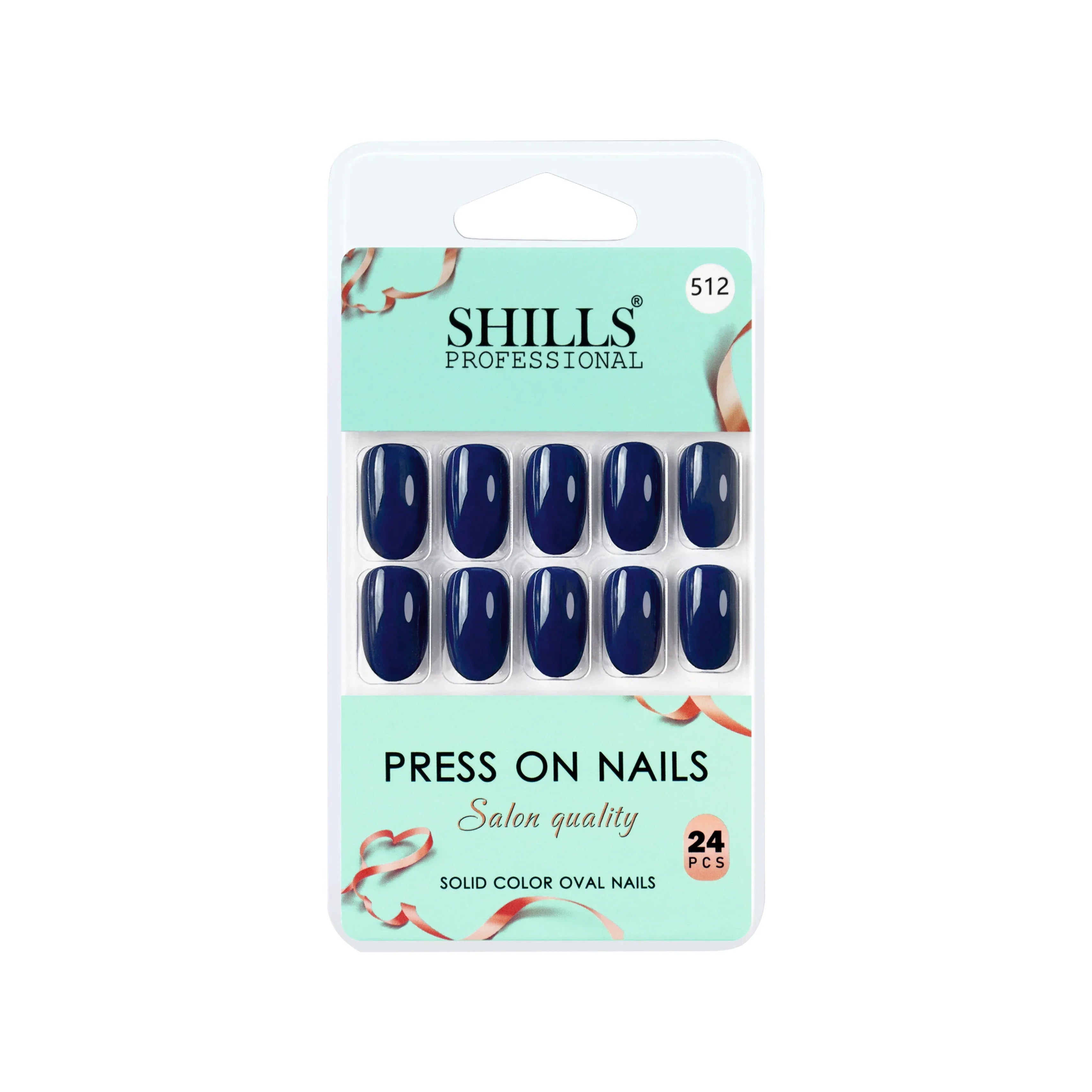 Glossy Solid Color Nails Oval(SPN501-SPN552)