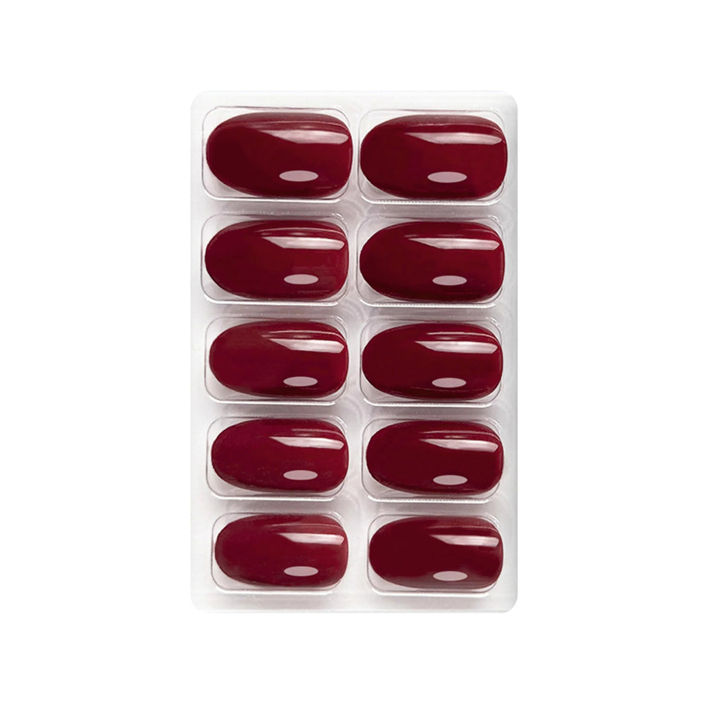 Glossy Solid Color Nails Oval(SPN501-SPN552)