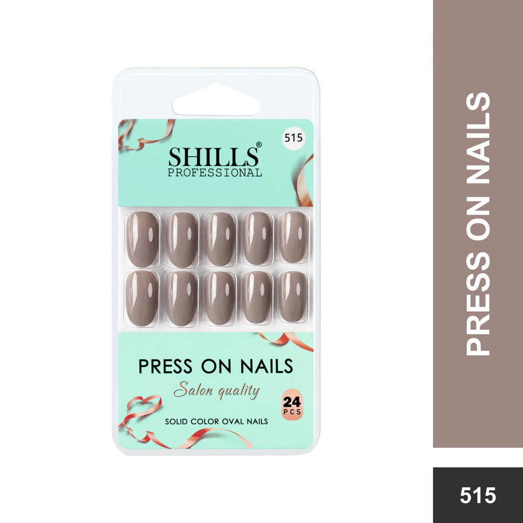 Glossy Solid Color Nails Oval(SPN501-SPN552)