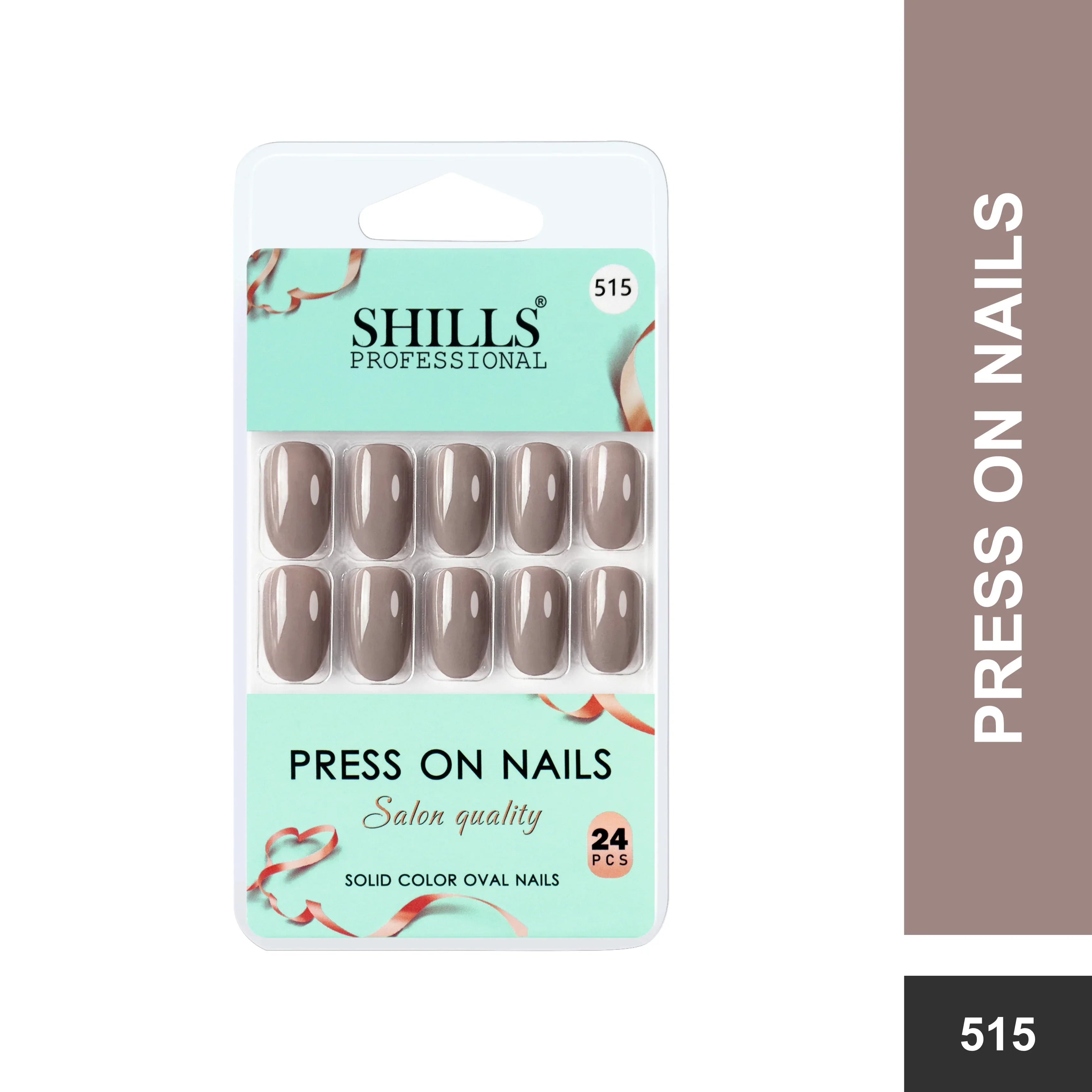 Glossy Solid Color Nails Oval(SPN501-SPN552)
