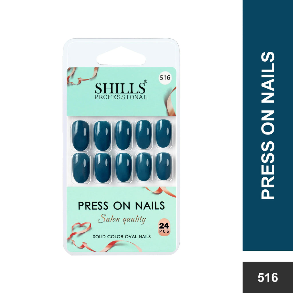 Glossy Solid Color Nails Oval(SPN501-SPN552)