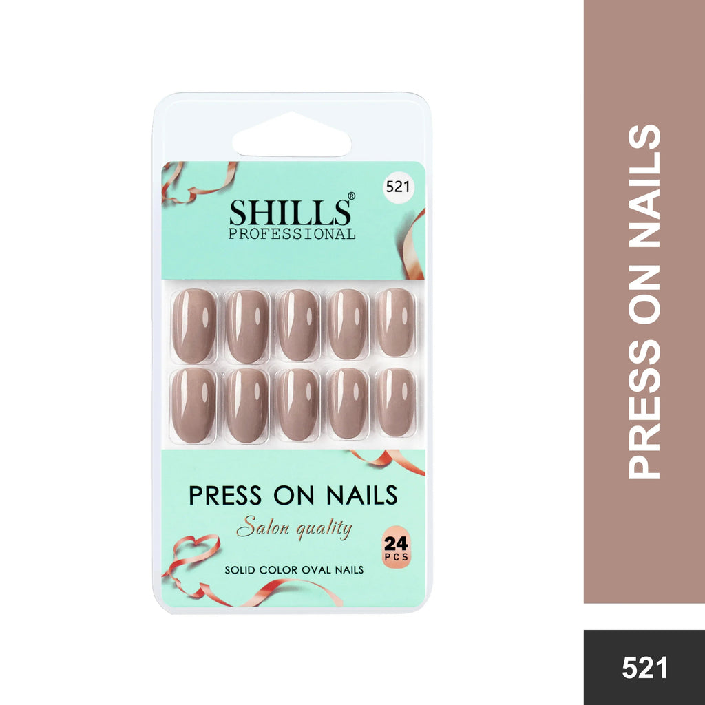 Glossy Solid Color Nails Oval(SPN501-SPN552)