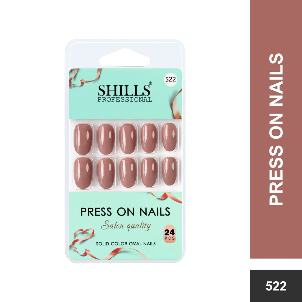 Glossy Solid Color Nails Oval(SPN501-SPN552)