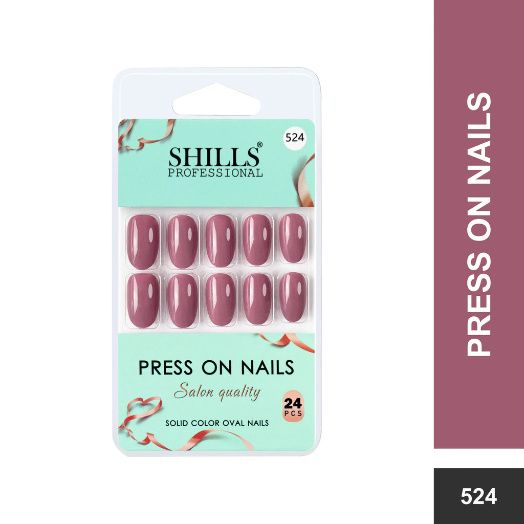 Glossy Solid Color Nails Oval(SPN501-SPN552)
