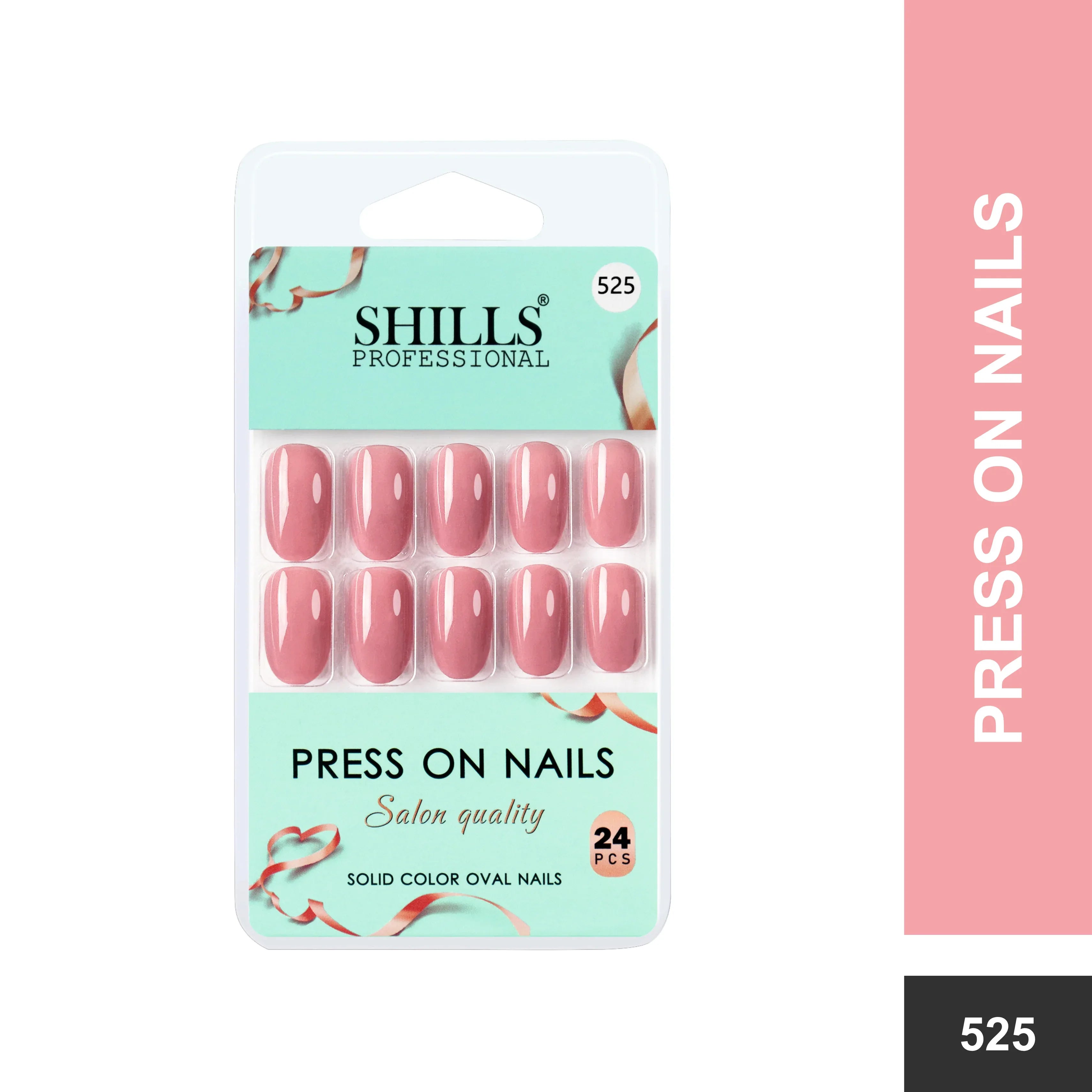 Glossy Solid Color Nails Oval(SPN501-SPN552)