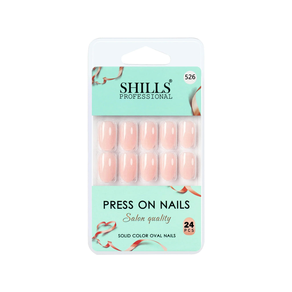 Glossy Solid Color Nails Oval(SPN501-SPN552)