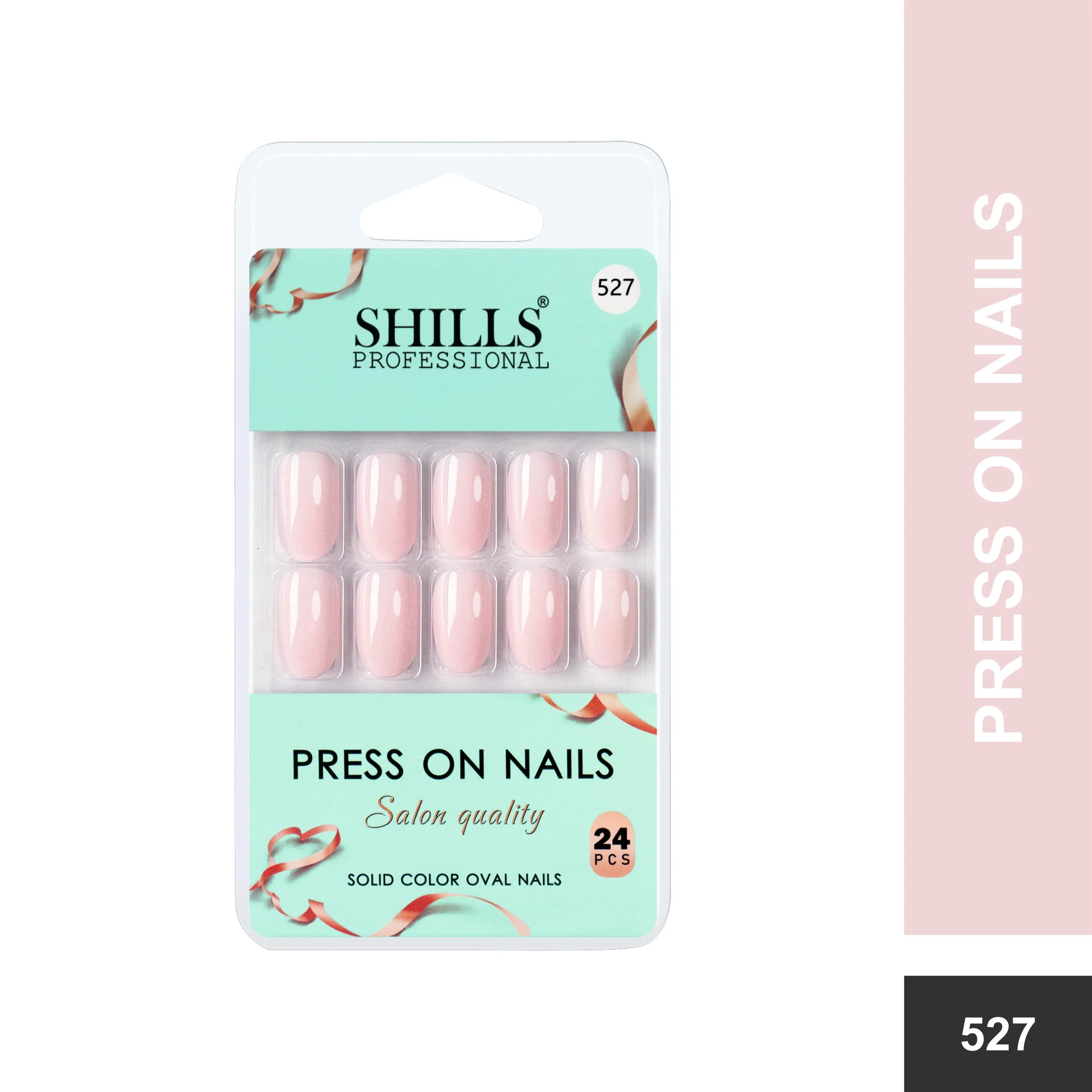 Glossy Solid Color Nails Oval(SPN527-SPN552)