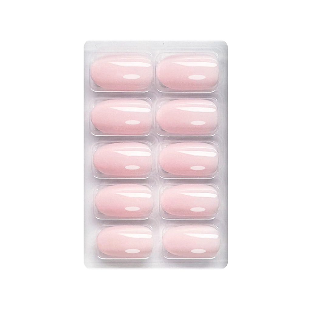 Glossy Solid Color Nails Oval(SPN527-SPN552)