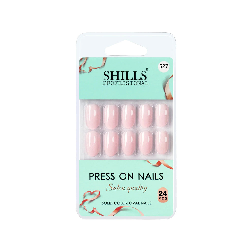 Glossy Solid Color Nails Oval(SPN527-SPN552)
