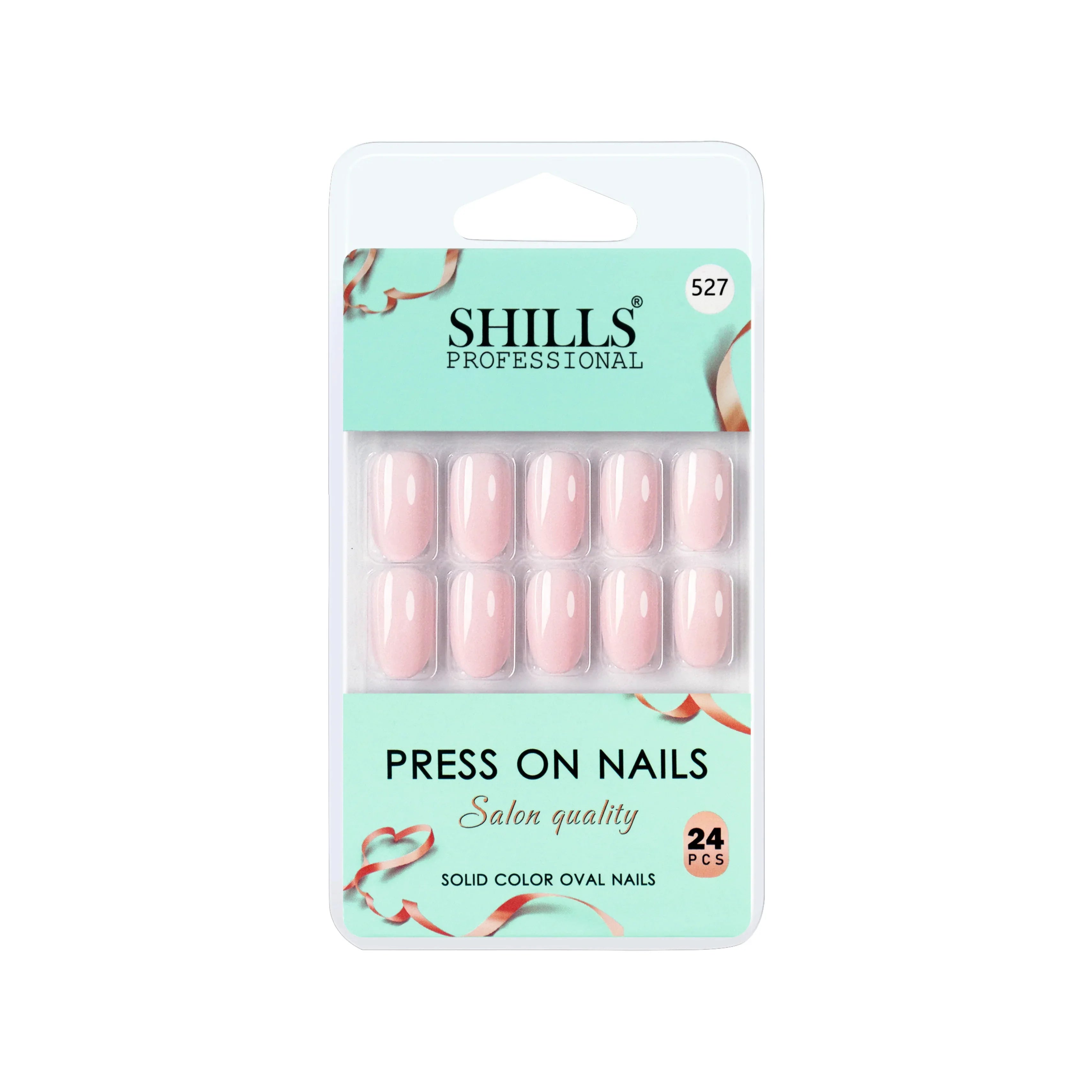 Glossy Solid Color Nails Oval(SPN527-SPN552)