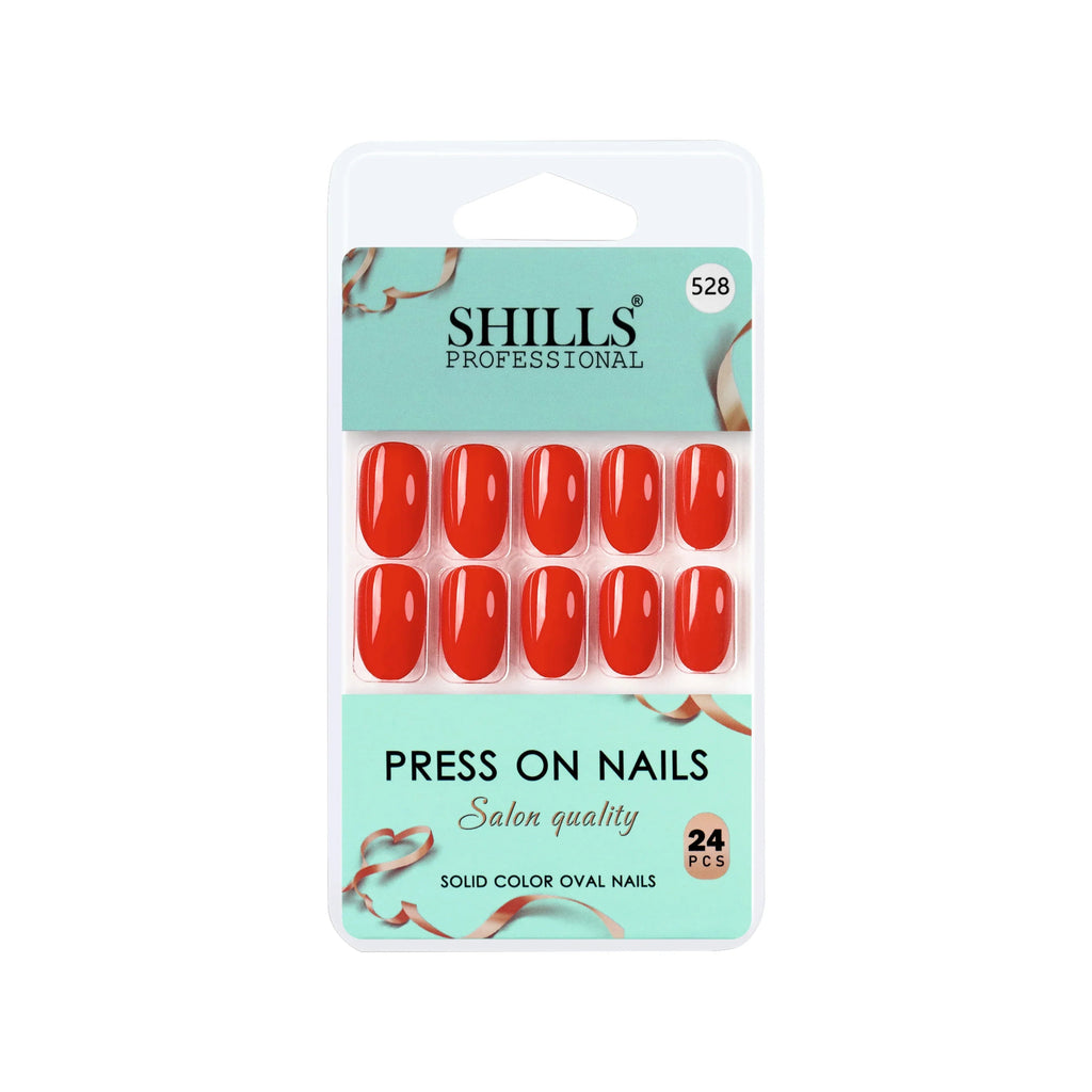 Glossy Solid Color Nails Oval(SPN527-SPN552)