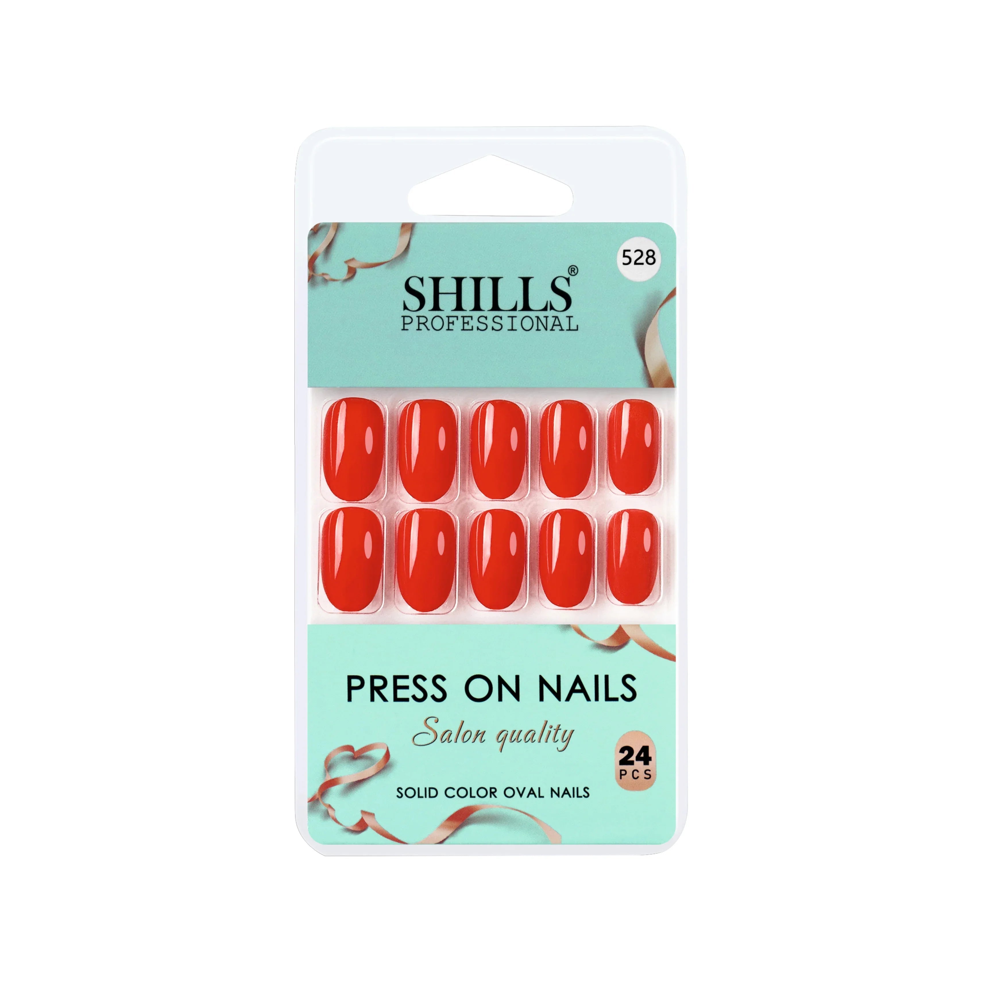 Glossy Solid Color Nails Oval(SPN527-SPN552)