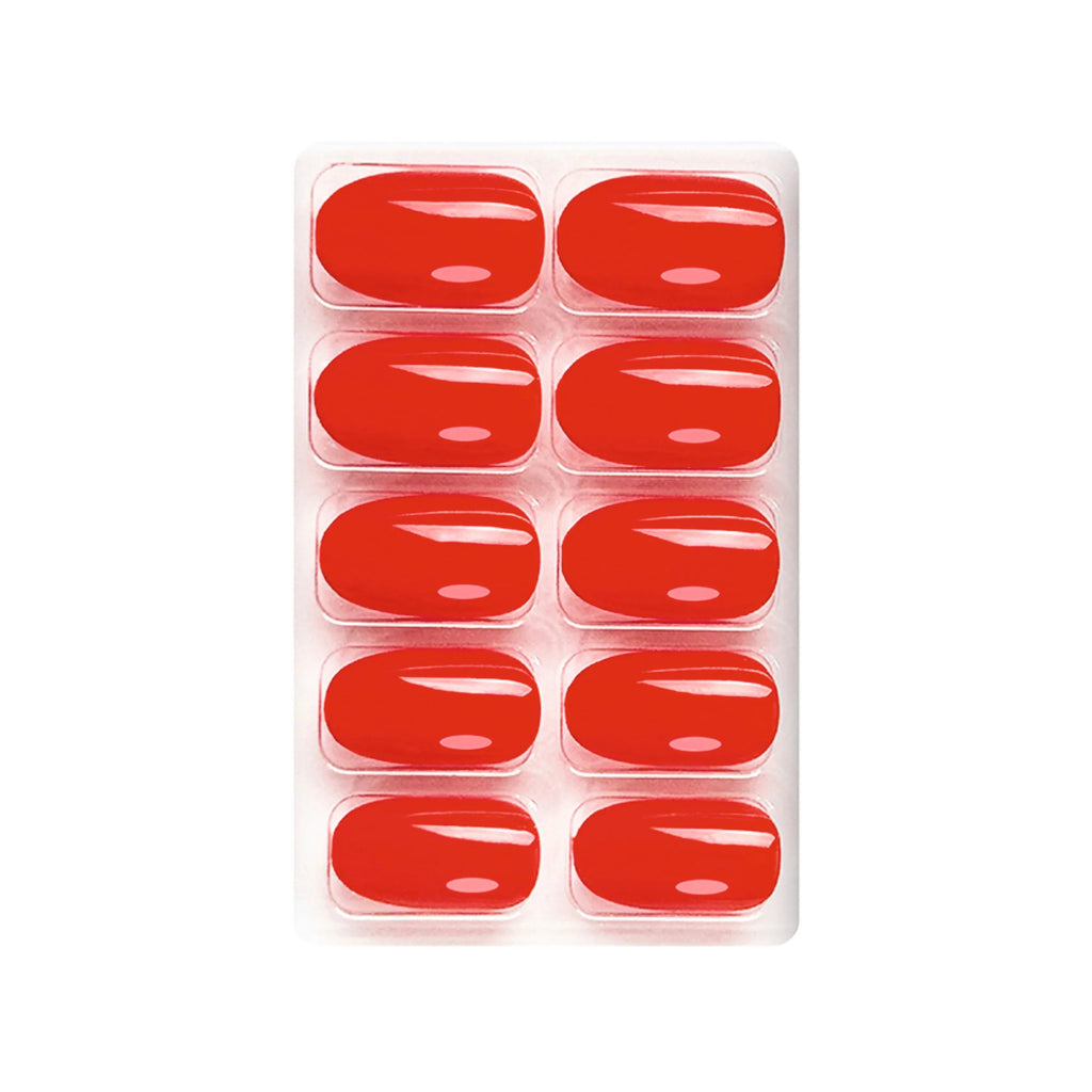 Glossy Solid Color Nails Oval(SPN527-SPN552)