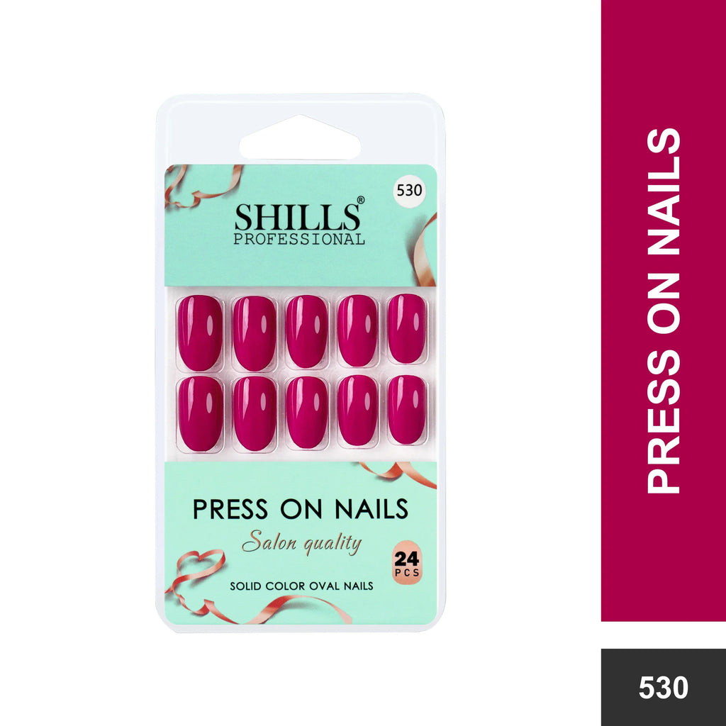Glossy Solid Color Nails Oval(SPN527-SPN552)