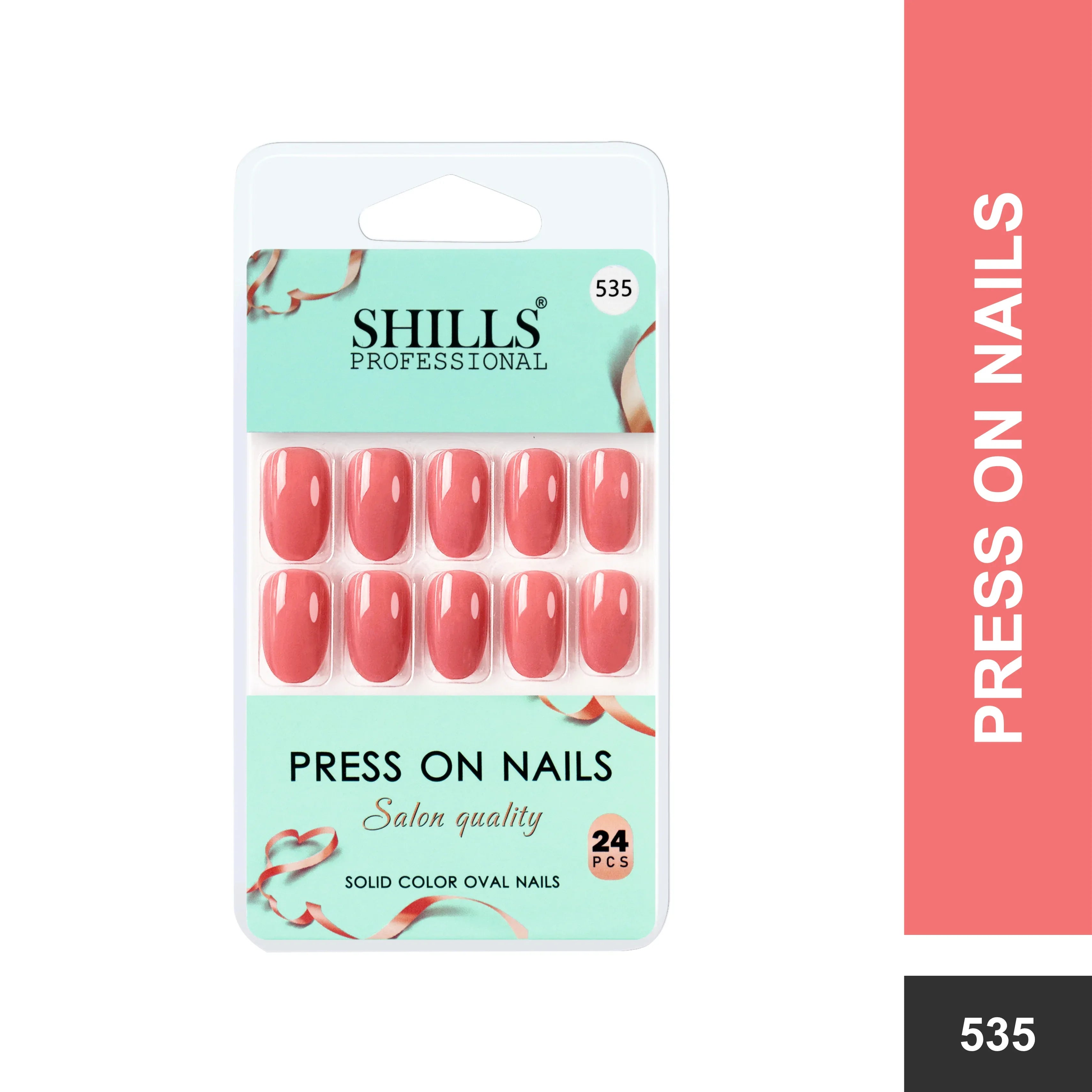 Glossy Solid Color Nails Oval(SPN527-SPN552)