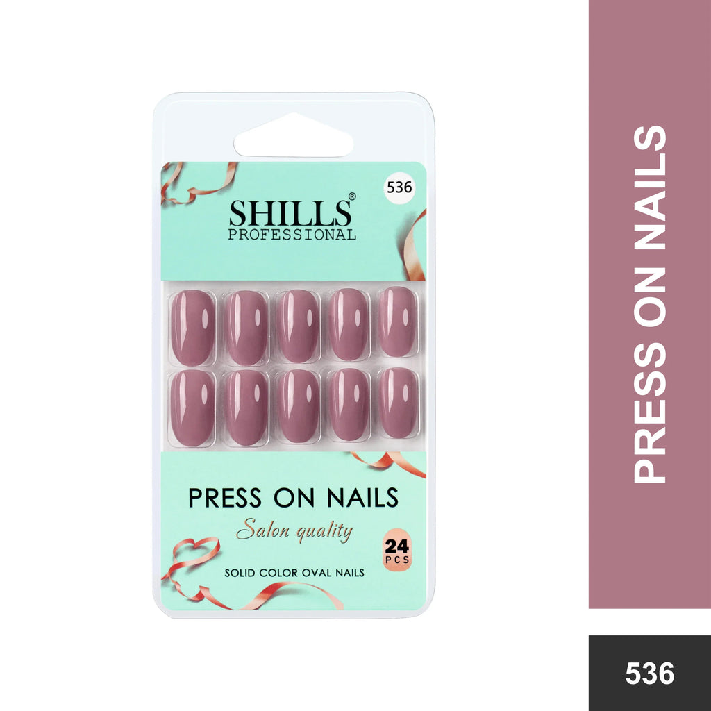 Glossy Solid Color Nails Oval(SPN527-SPN552)