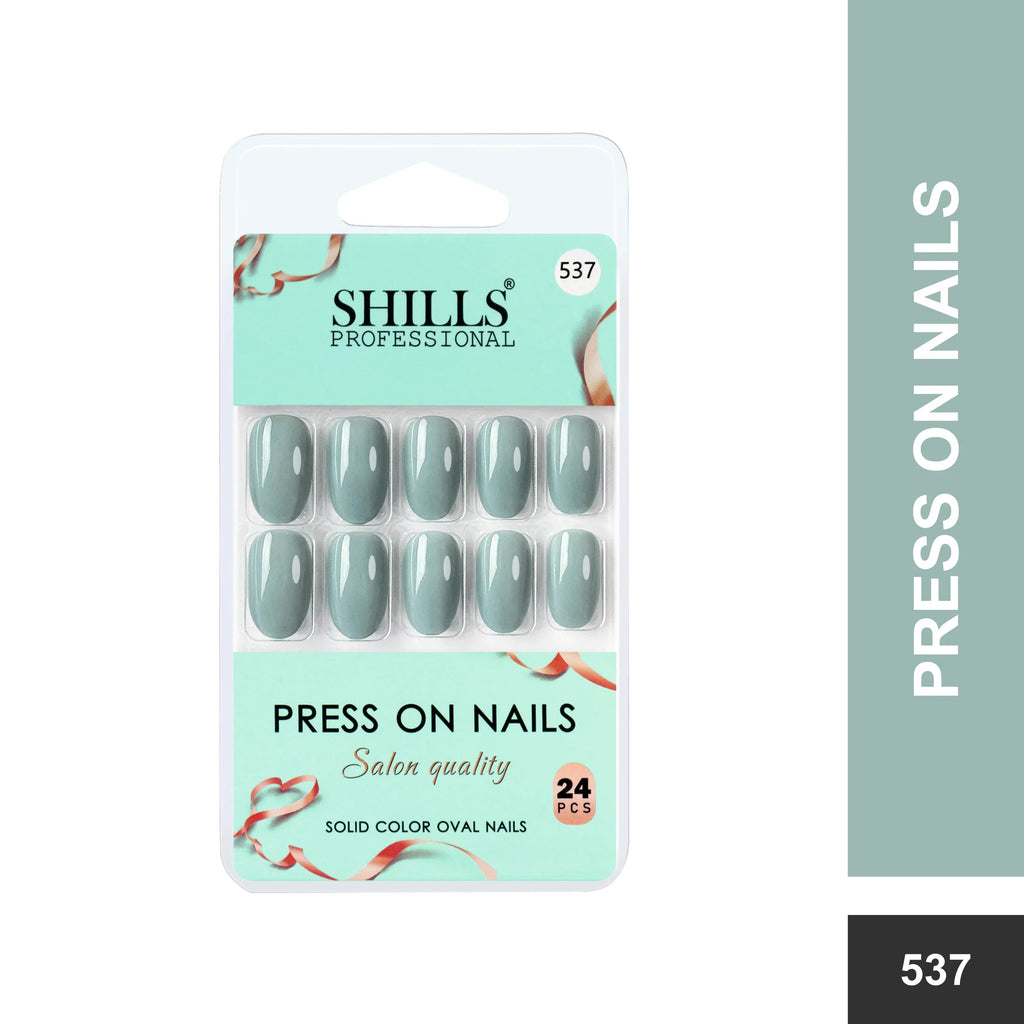 Glossy Solid Color Nails Oval(SPN527-SPN552)