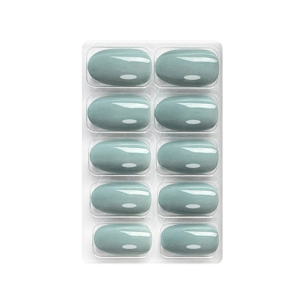 Glossy Solid Color Nails Oval(SPN527-SPN552)