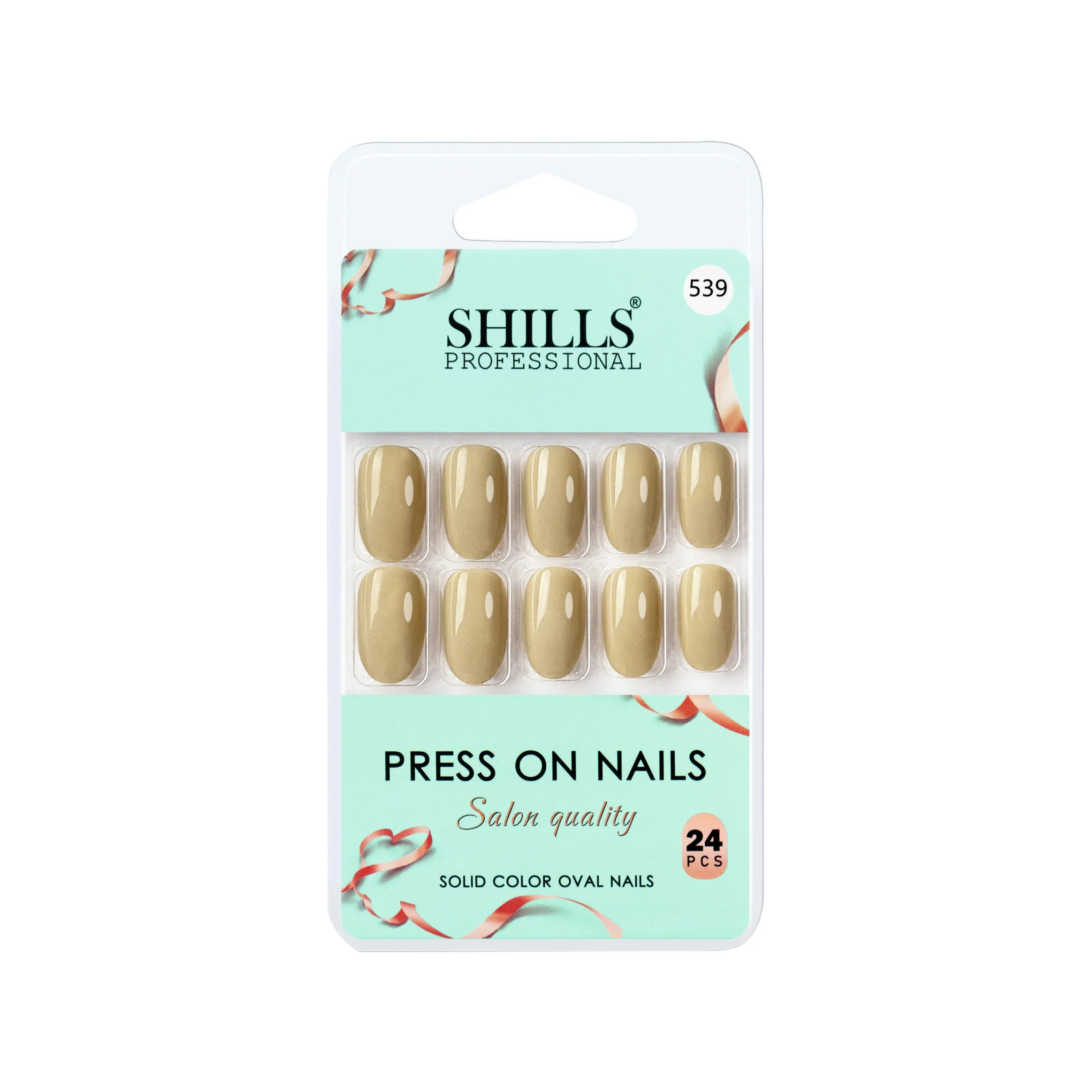 Glossy Solid Color Nails Oval(SPN527-SPN552)