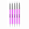 Dotting Tool White Silicone Nail Art Brush 5pcs SPN-6639