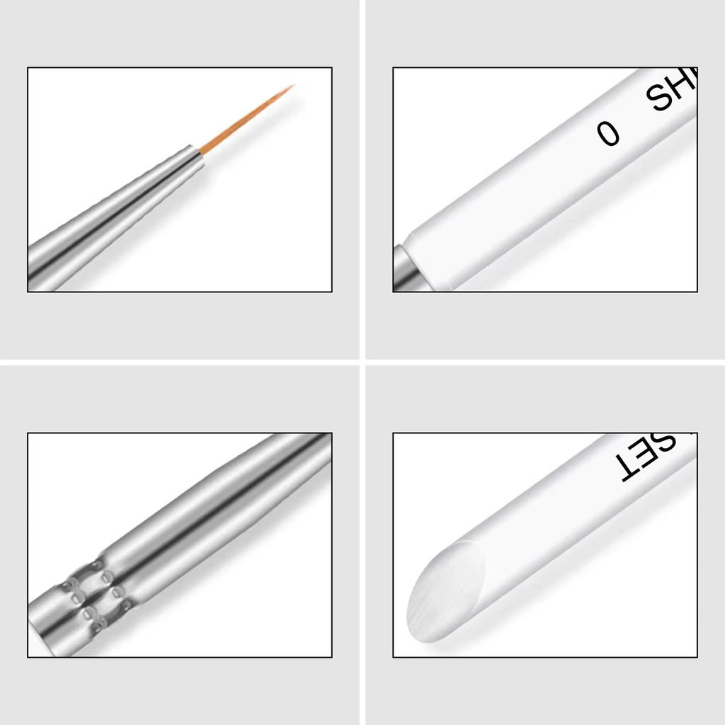 Nail Art White Brush