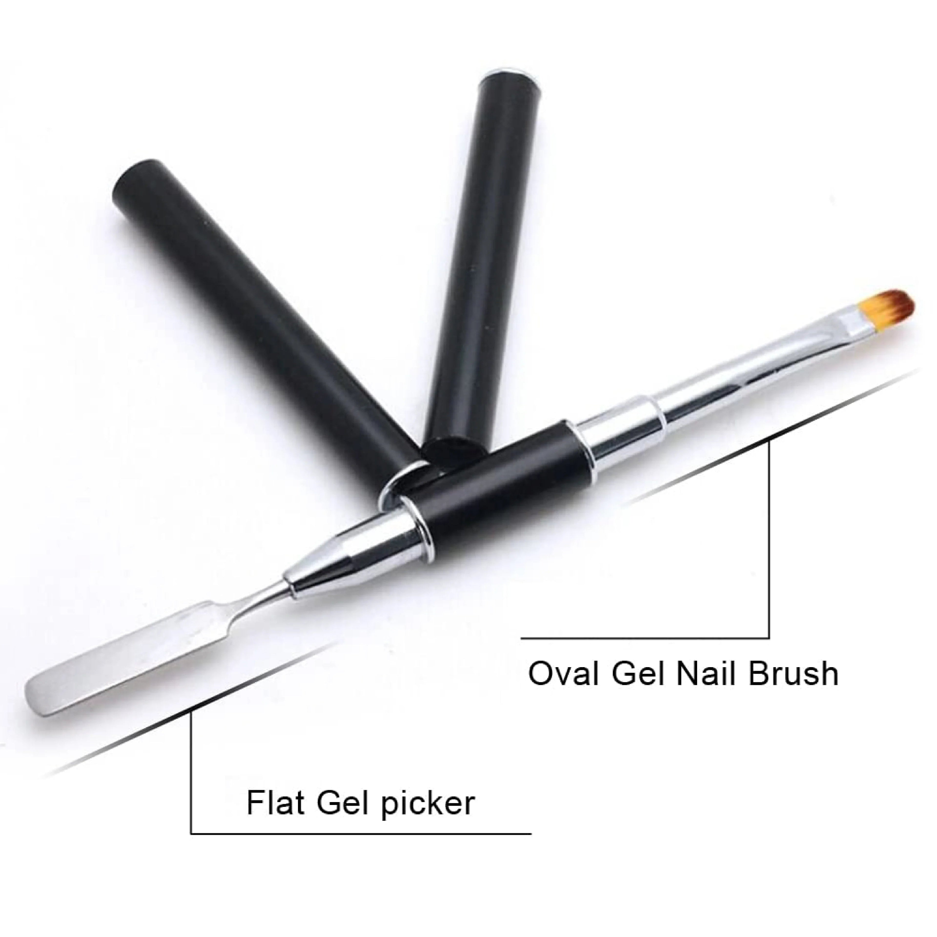2-in-1 Poly Gel Nail Art Brush