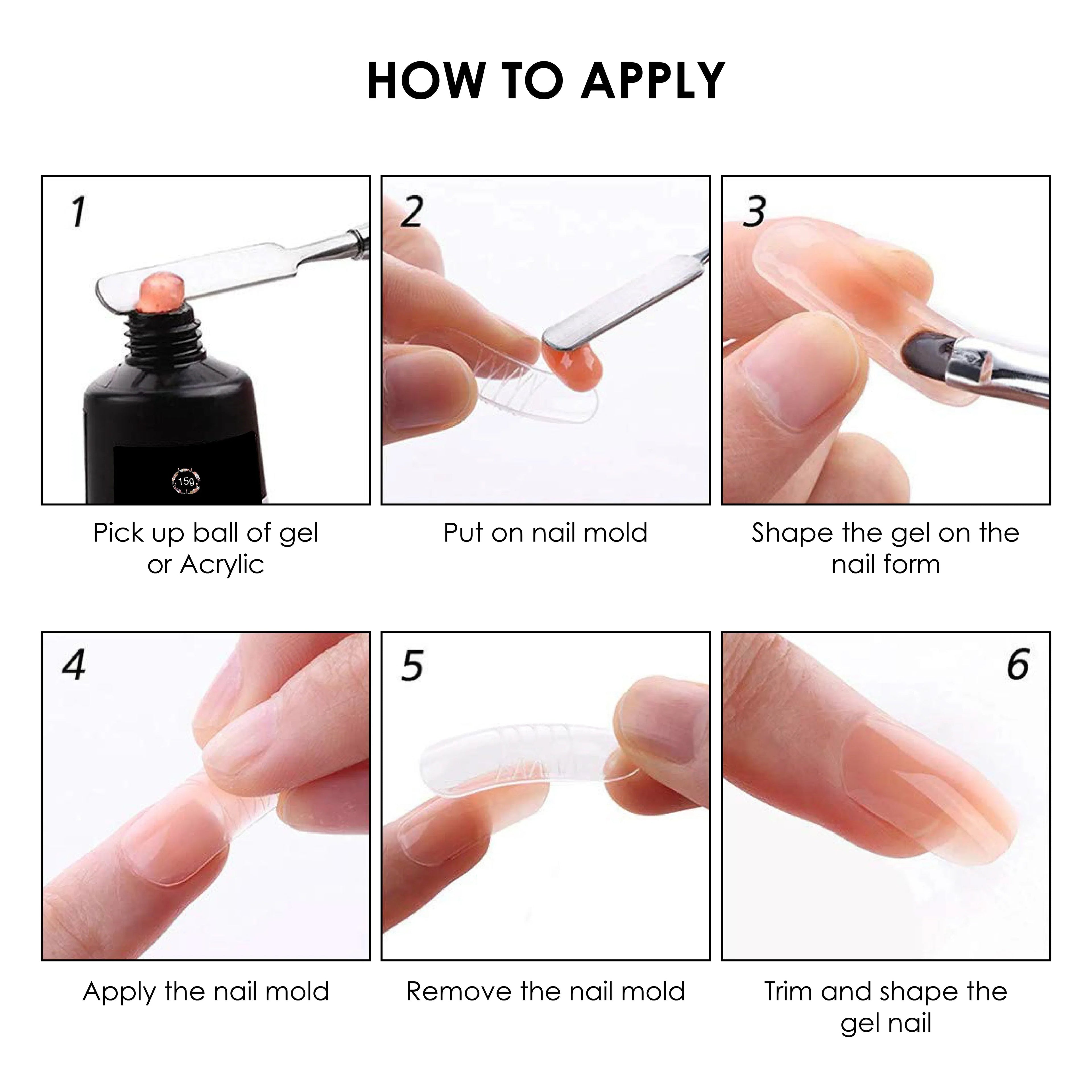 2-in-1 Poly Gel Nail Art Brush