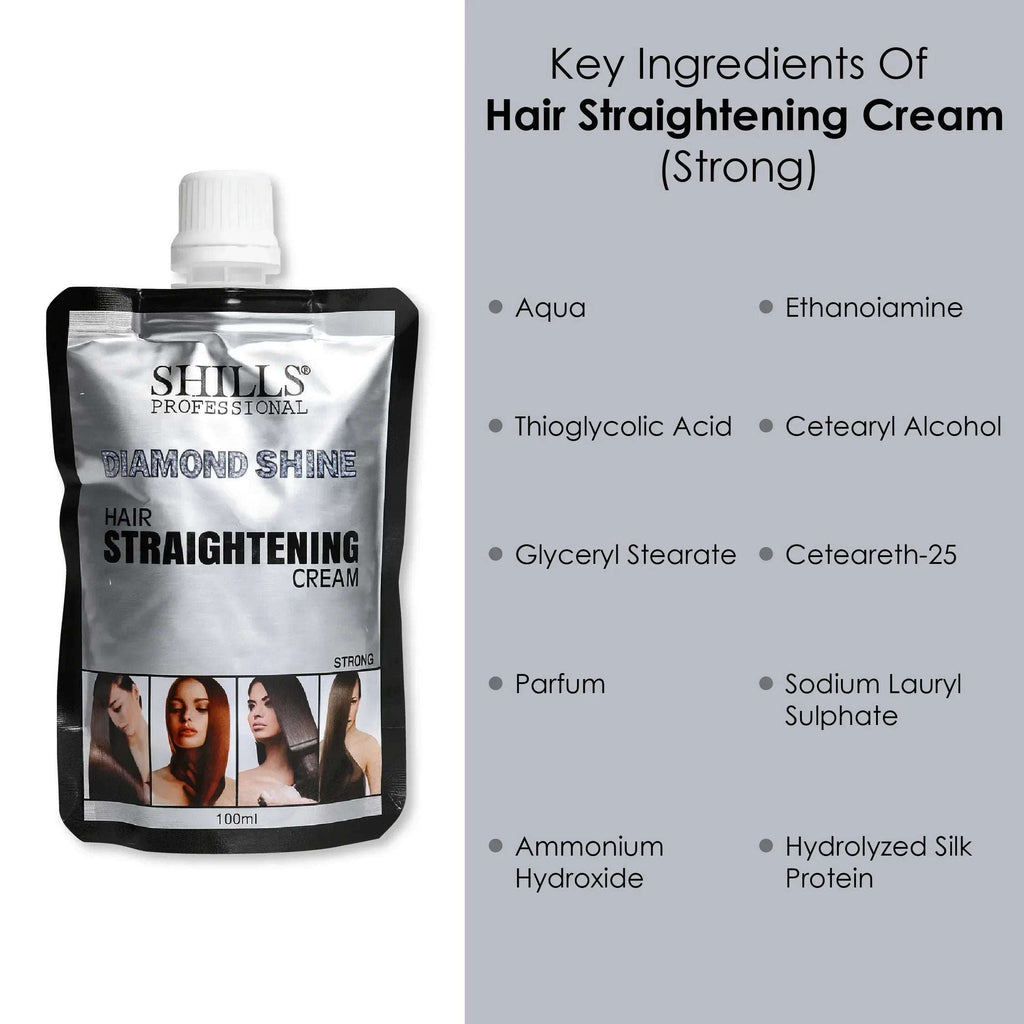 Diamond Shine Hair Straightening Cream (Strong)