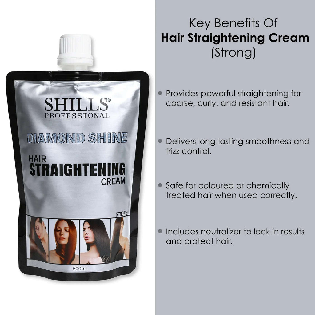 Diamond Shine Hair Straightening Cream 500ml (Strong)